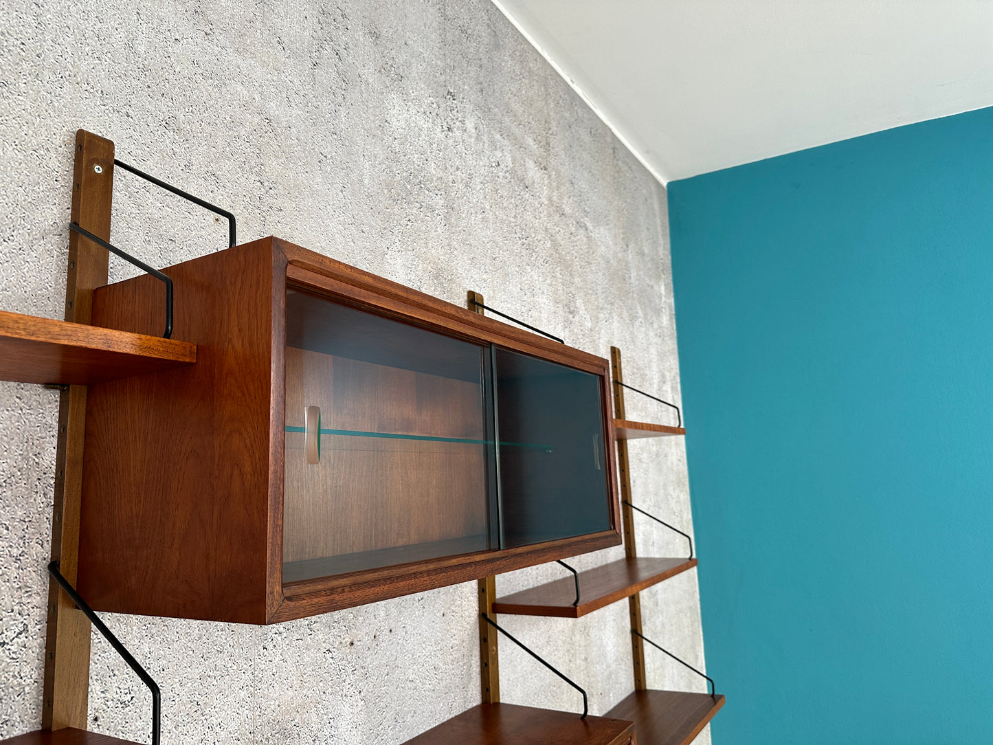Dänisches Teak Regal / Regalsystem "Royal” by Cadovius, 1950er