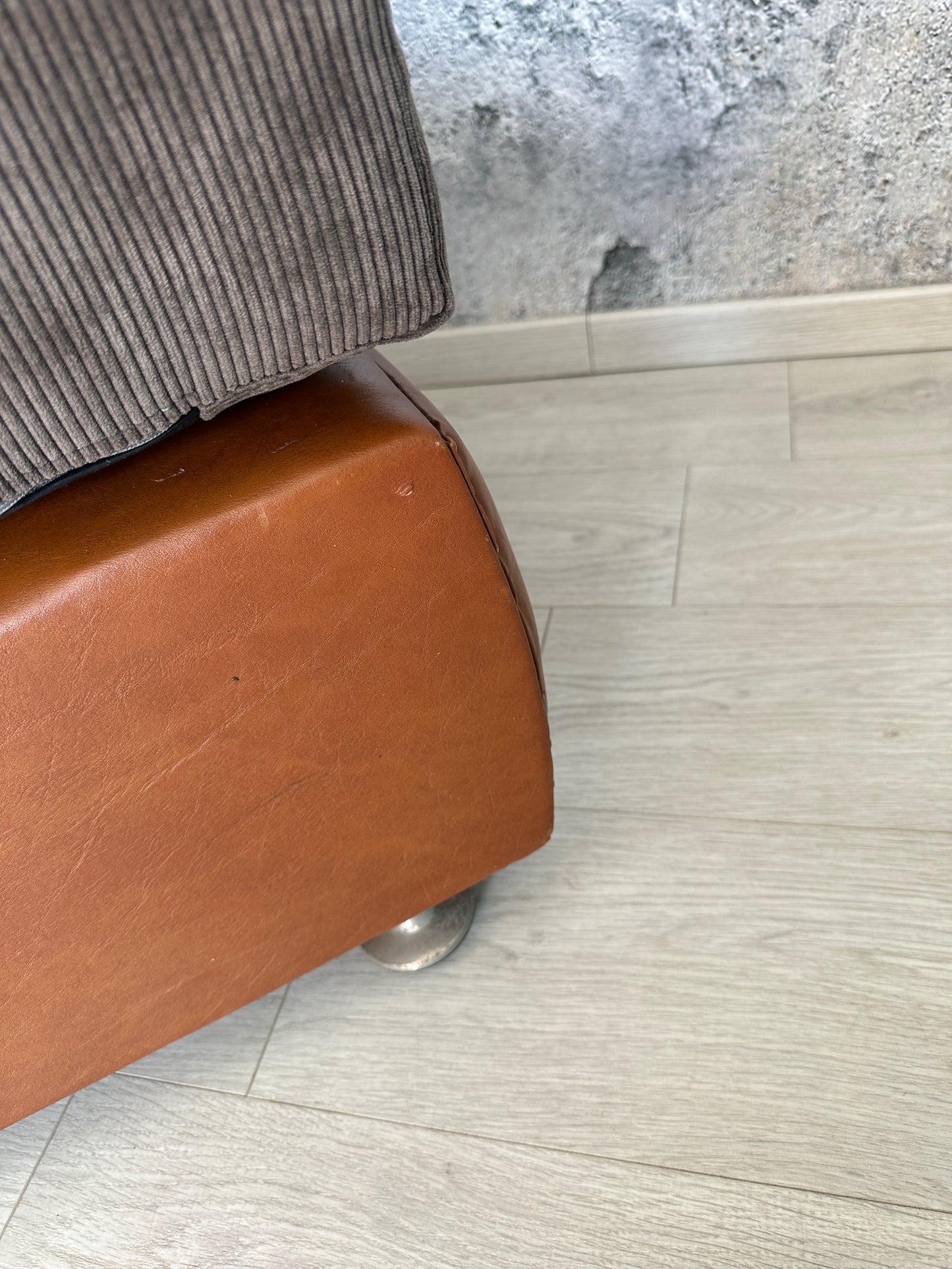 Modularer VINTAGE Lounge Sessel / Relax Chair mit Cordauflage - DDR