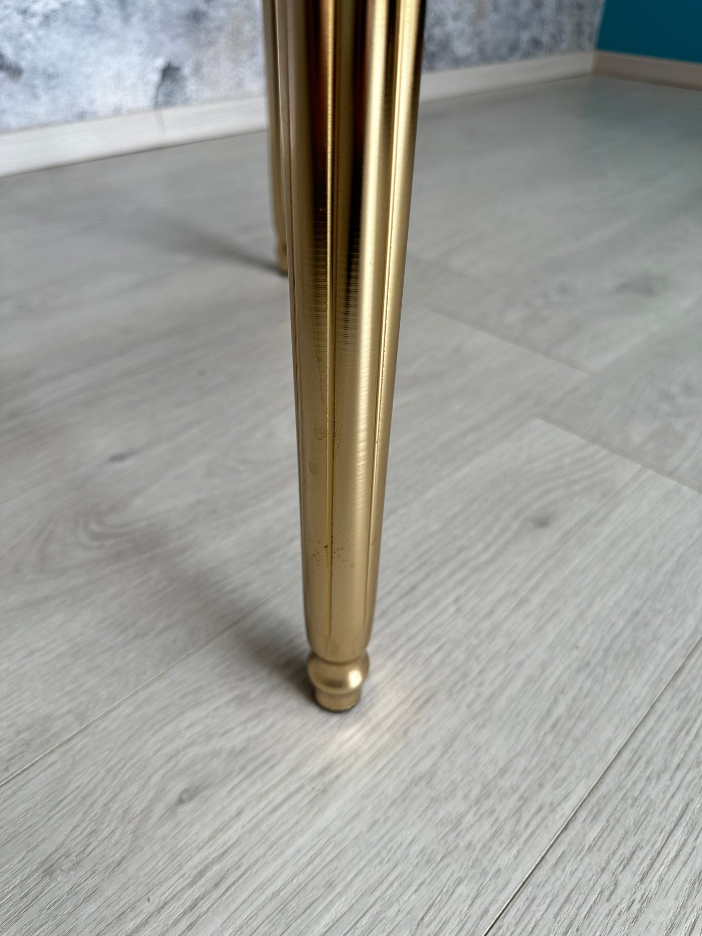 Couchtische / Beistelltische Eckig aus Glas/Messing im Hollywood Regency Stil, 1970er