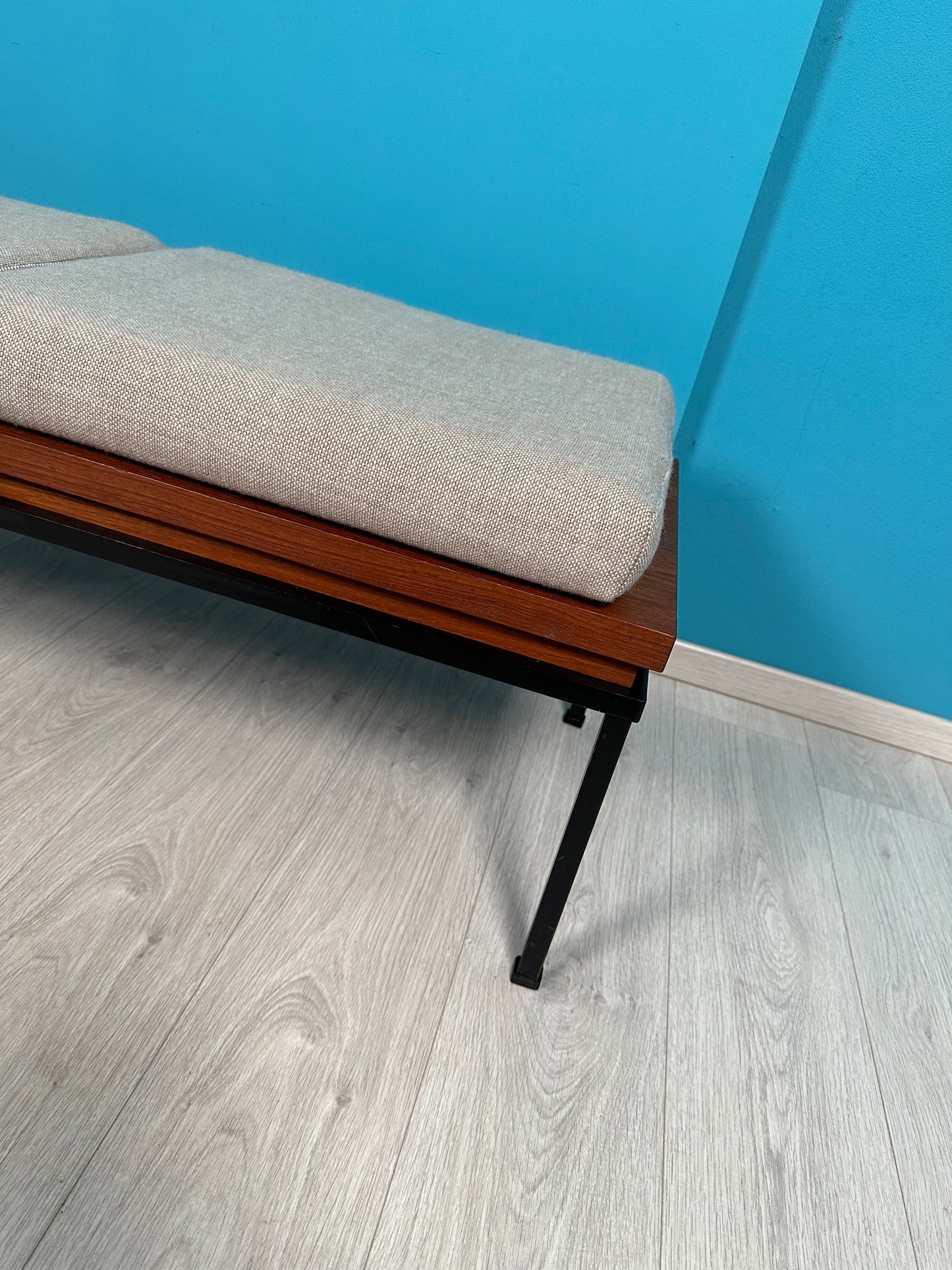 Vintage Teak Sitzbank / Bank, 60er 70er
