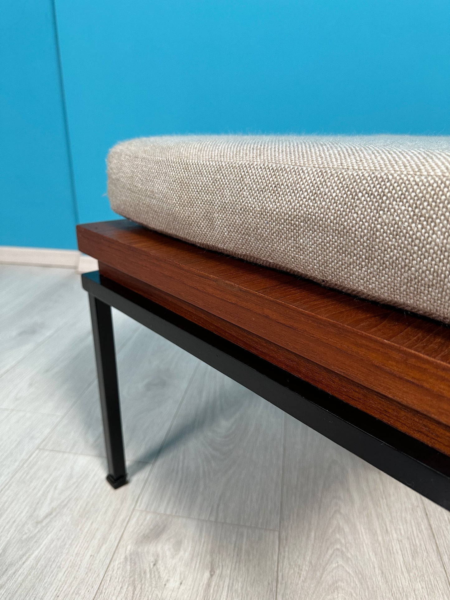 Vintage Teak Sitzbank / Bank, 60er 70er