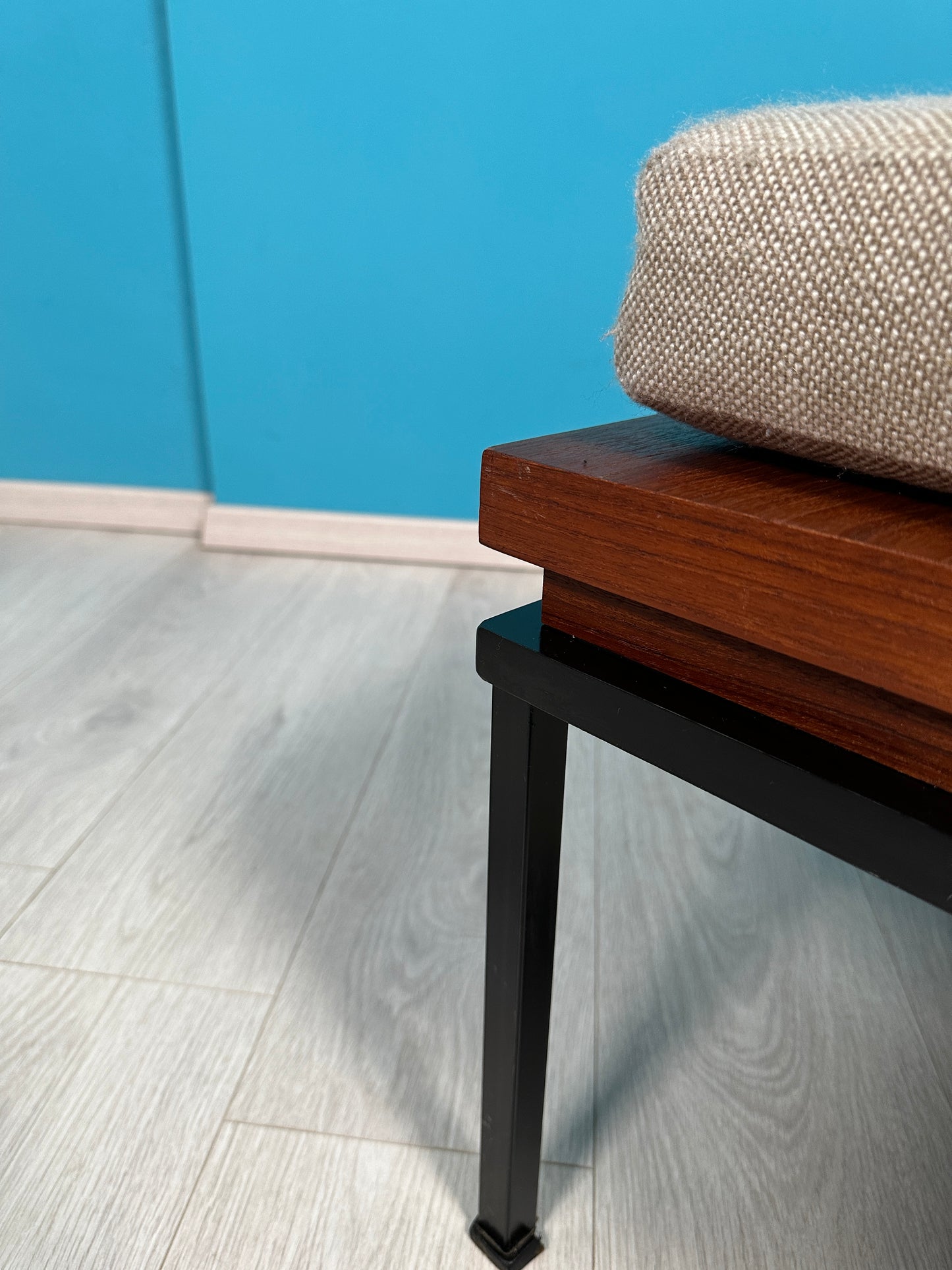 Vintage Teak Sitzbank / Bank, 60er 70er