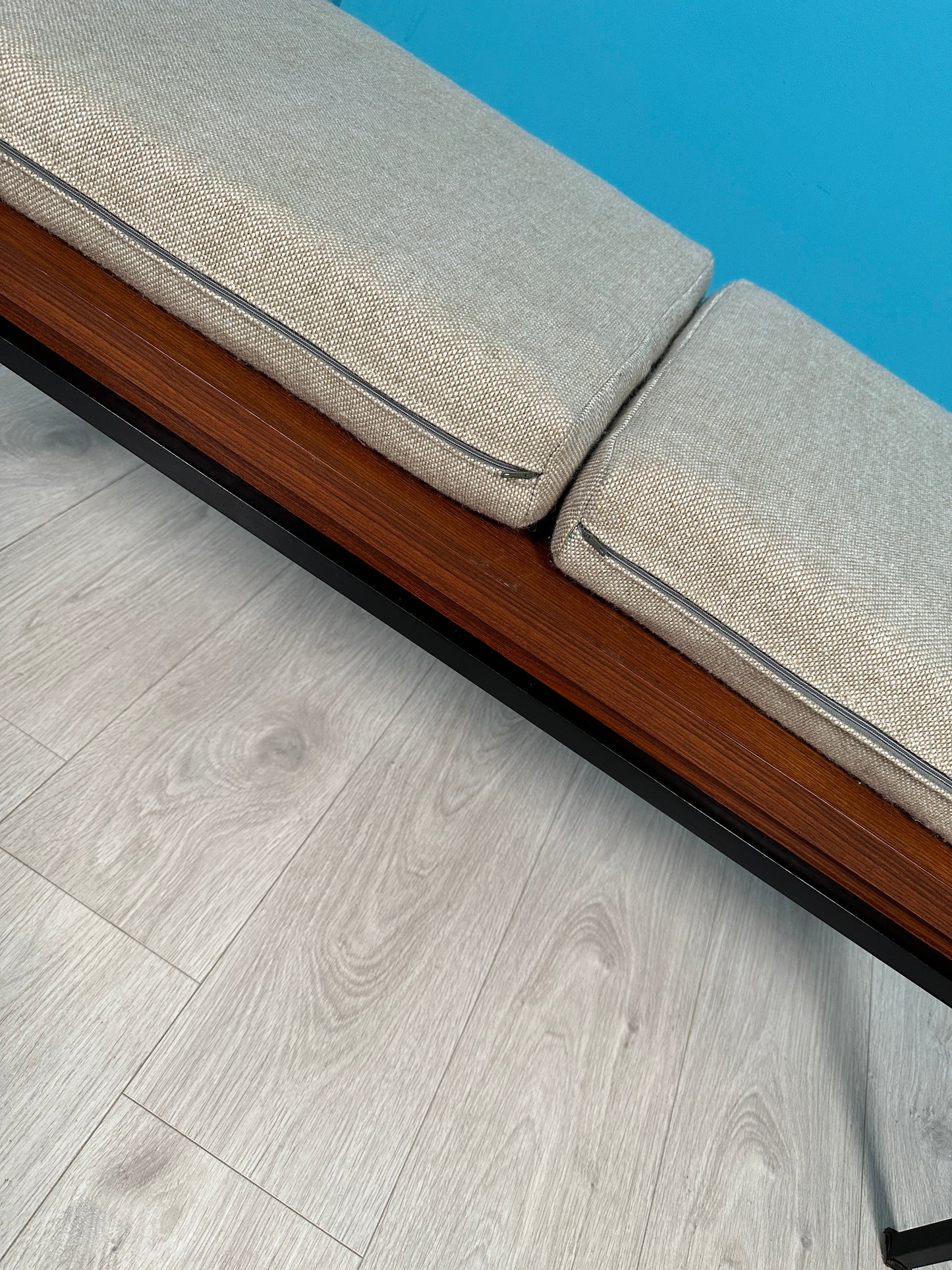 Vintage Teak Sitzbank / Bank, 60er 70er