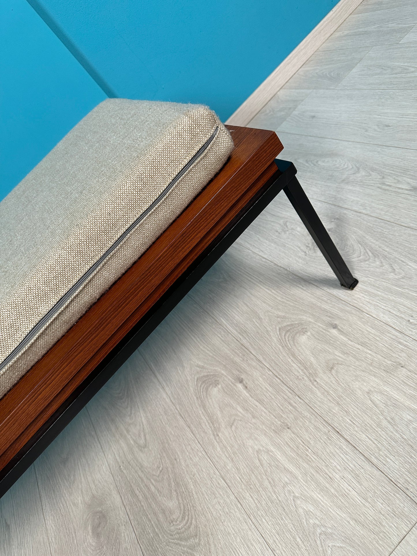 Vintage Teak Sitzbank / Bank, 60er 70er