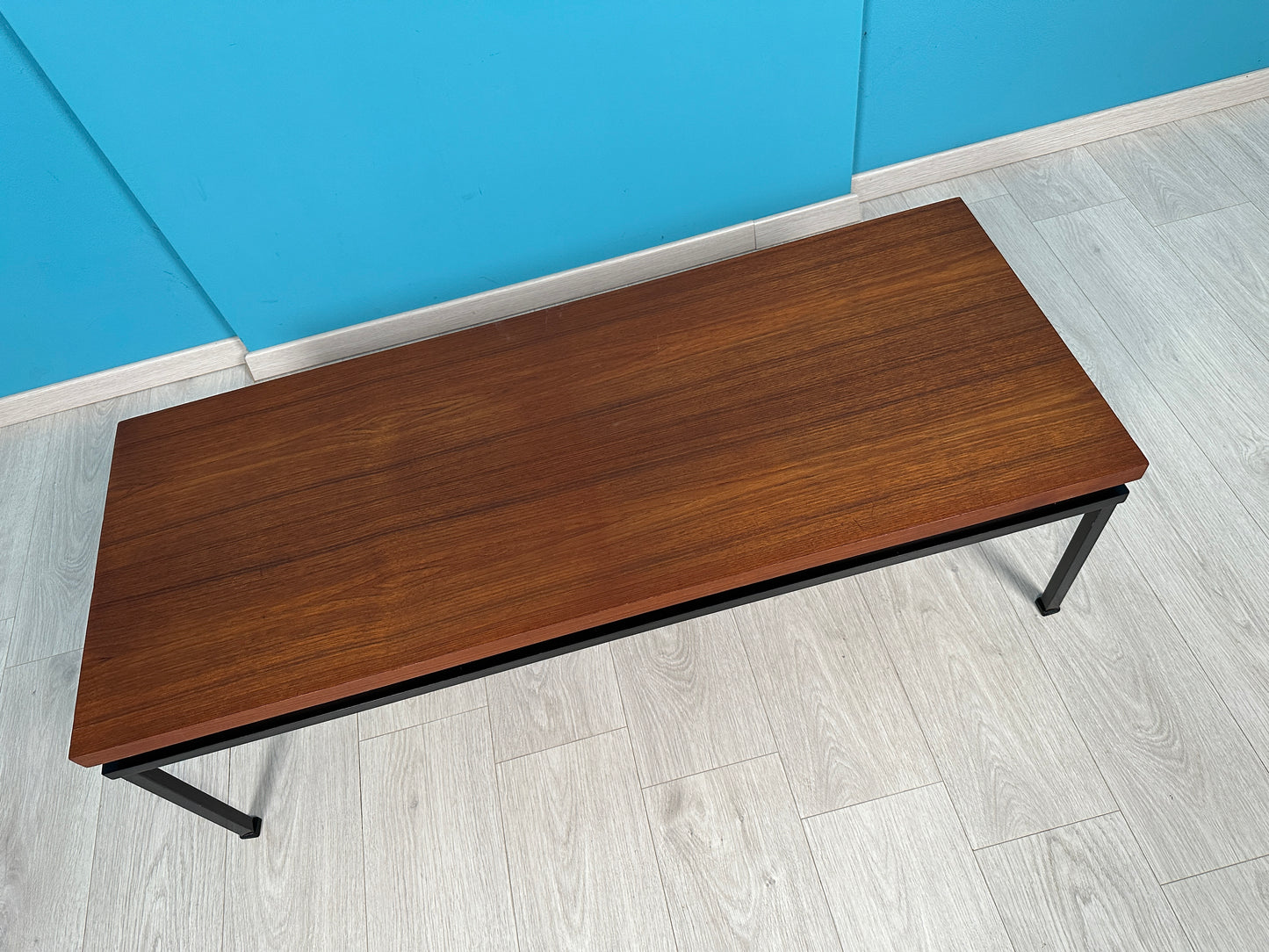 Vintage Teak Sitzbank / Bank, 60er 70er