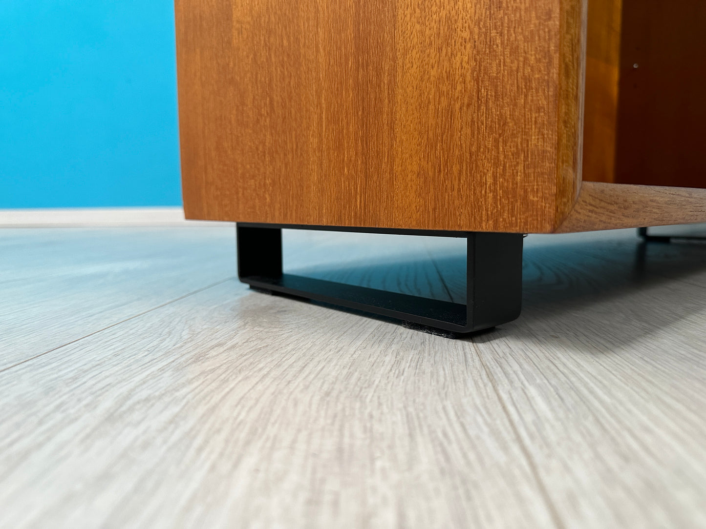 Teak Sideboard / offene Kommode WK-Möbel 165cm, 1960er