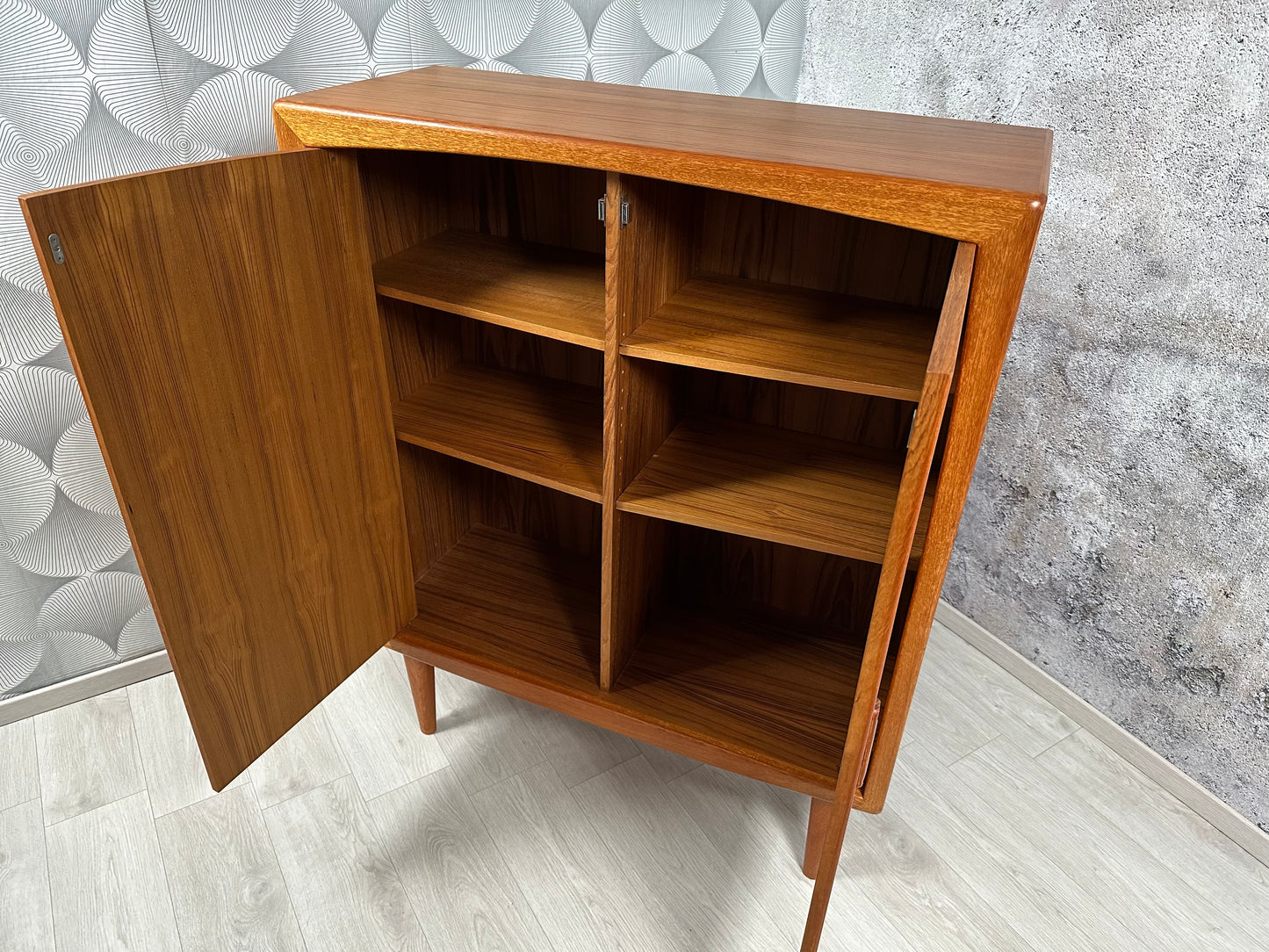 Deutsches Teak Highboard by Strobeck, 1970er