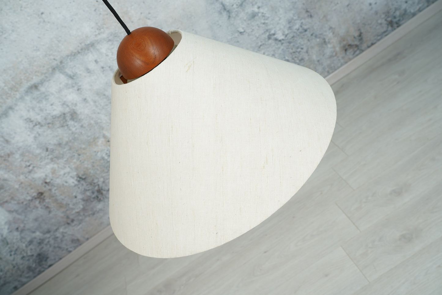 Domus Teak Pendellampe / Deckenlampe, 1960er