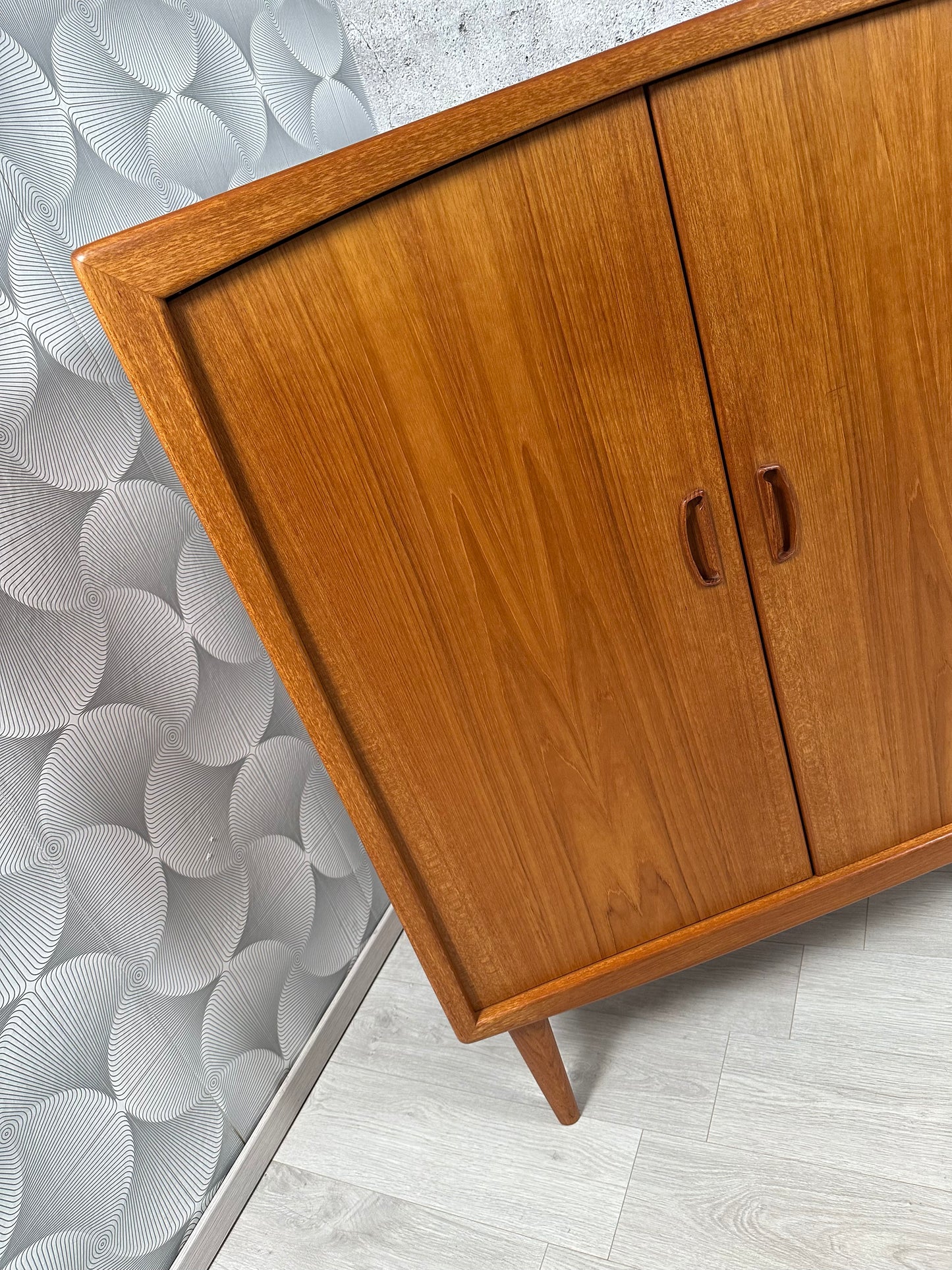 Deutsches Teak Highboard by Strobeck, 1970er
