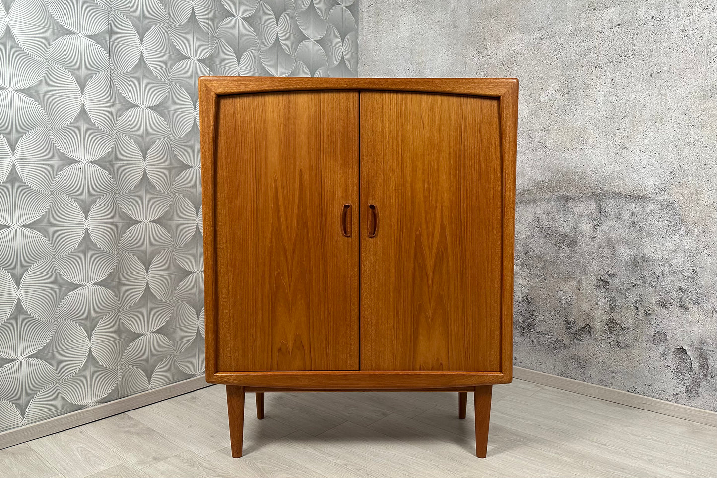 Deutsches Teak Highboard by Strobeck, 1970er