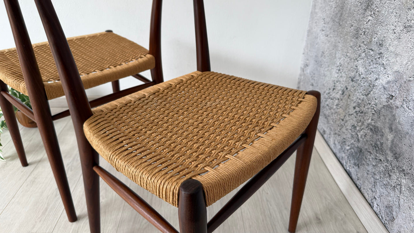 2er Set Bambi Stühle by Rastad & Relling, 60er