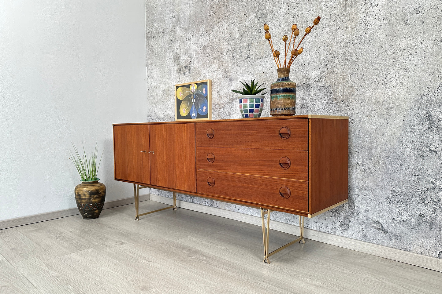 MidCentury Teak Sideboard by Fristho, 50er 60er