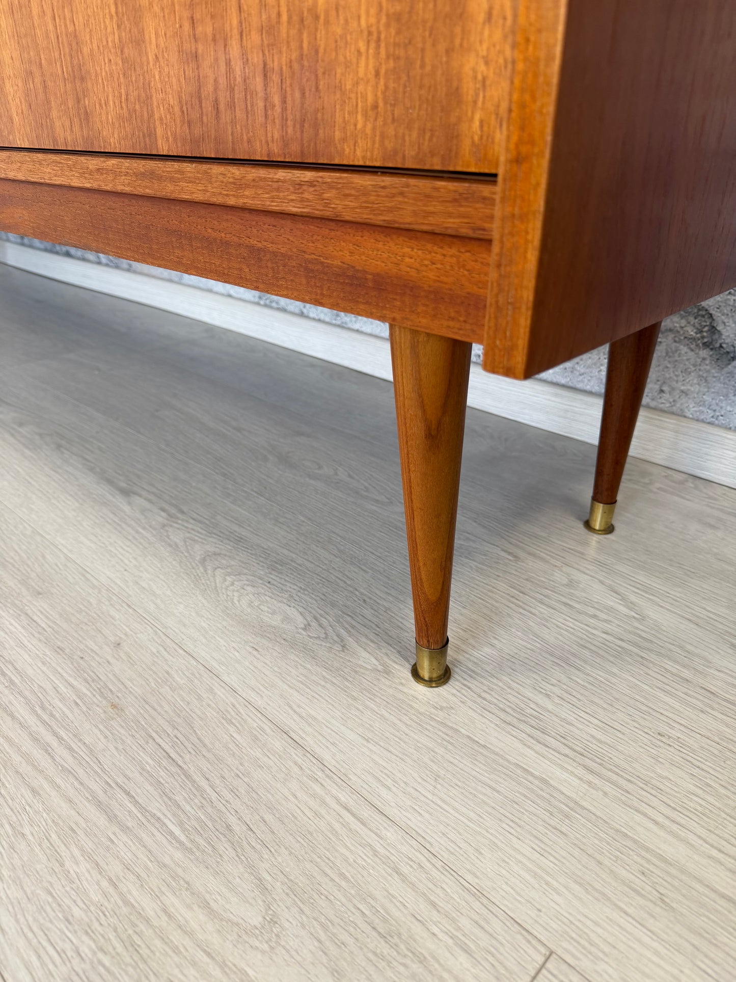 Mid Century Teak Sideboard 200cm, 1960er
