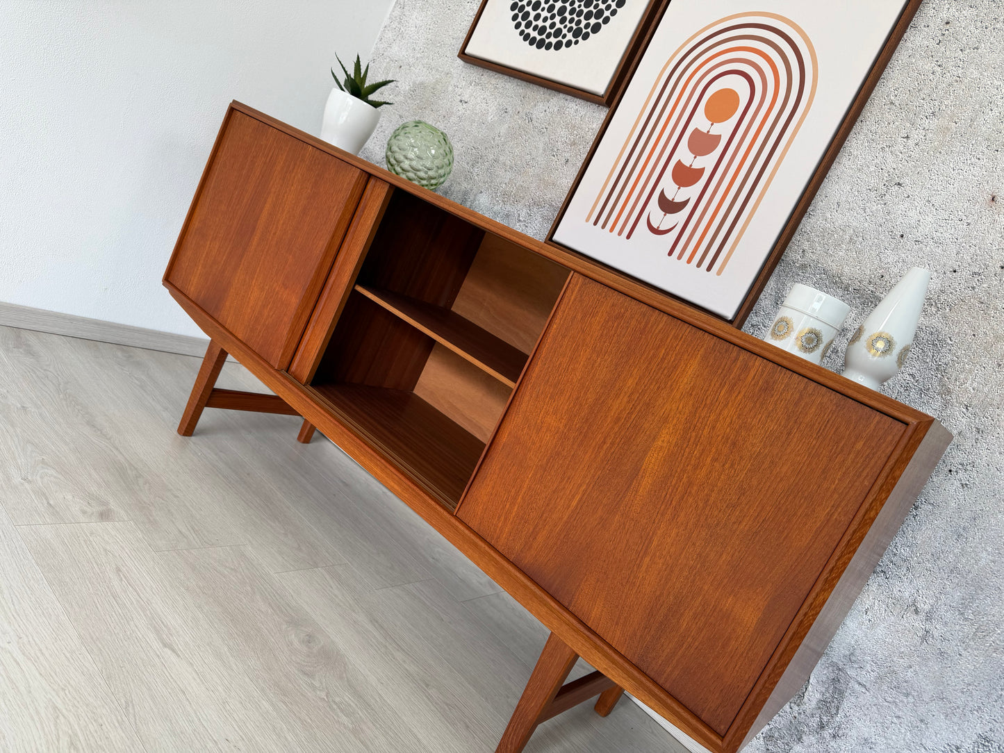 Danish Teak Sideboard by E.W. Bach für Sejling Skabe, 1960er