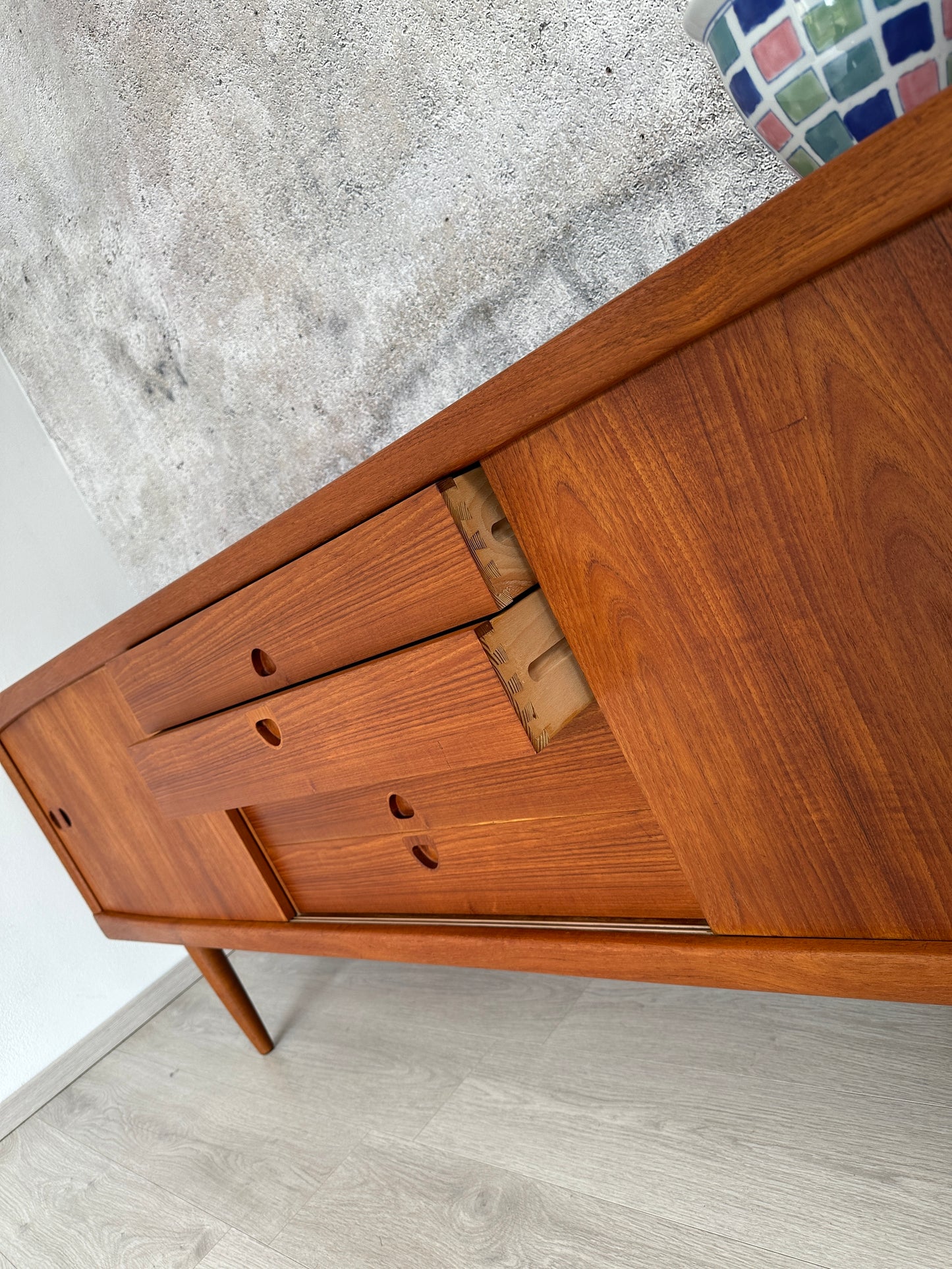 Dänisches Teak Sideboard H.W. Klein für Bramin, 1960er