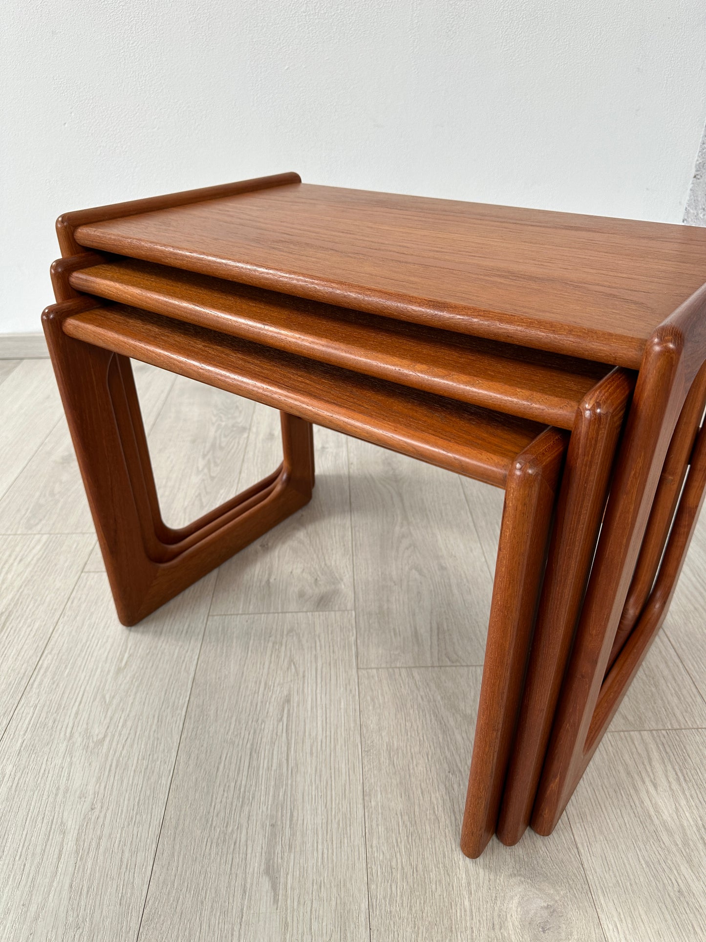 Danish Teak 3-Satztische / Couchtische Salin Nyborg, 1960er