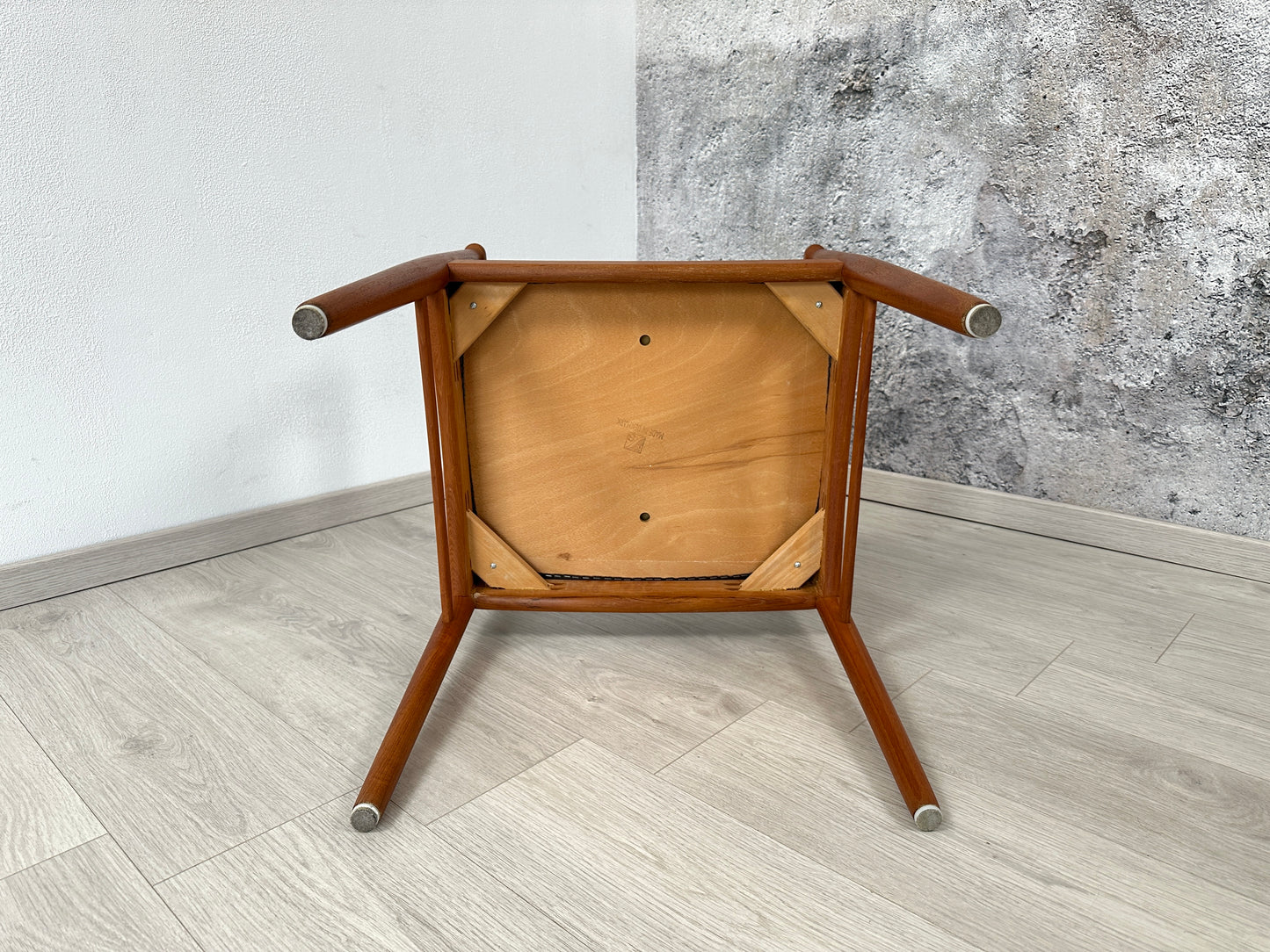 Danish Teak-Armlehnenstuhl / Schreibtischstuhl Kjaernulf für KS Møbler, 60er