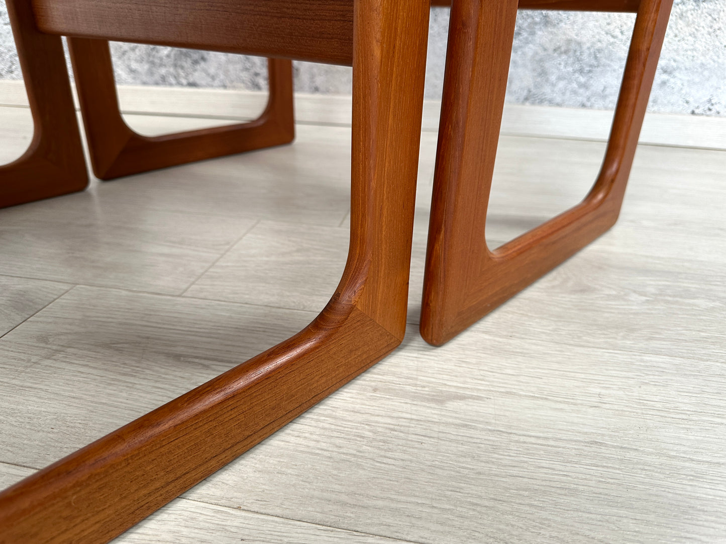 Danish Teak 3-Satztische / Couchtische Salin Nyborg, 1960er