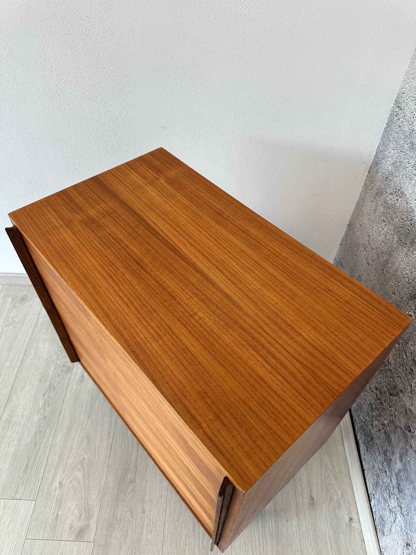 Teak Kommode / Dresser mit 4 Schubladen, 1960er 1970er