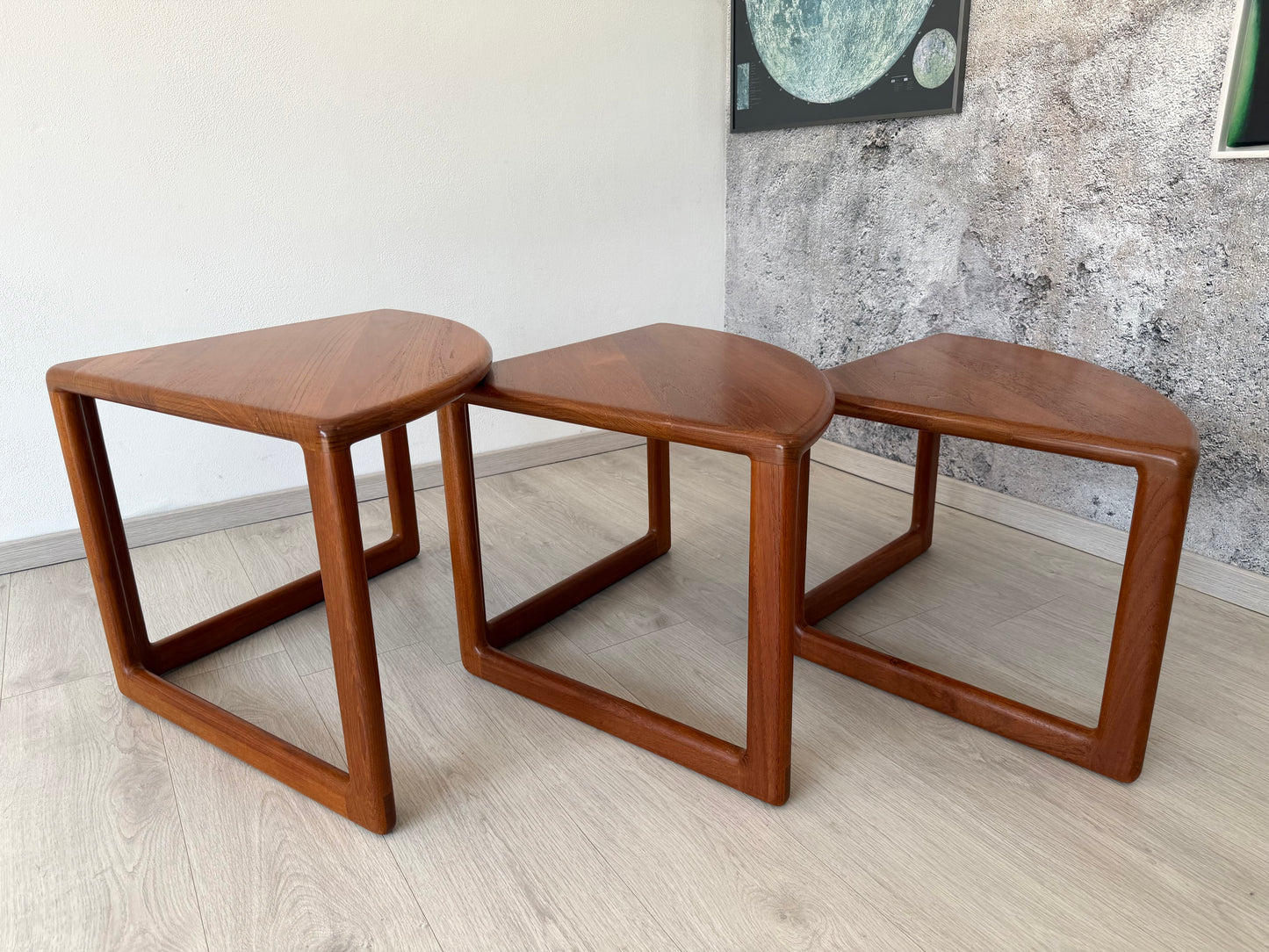 Danish Teak 3-Satztische / Couchtische by Salin Nyborg, 1960er