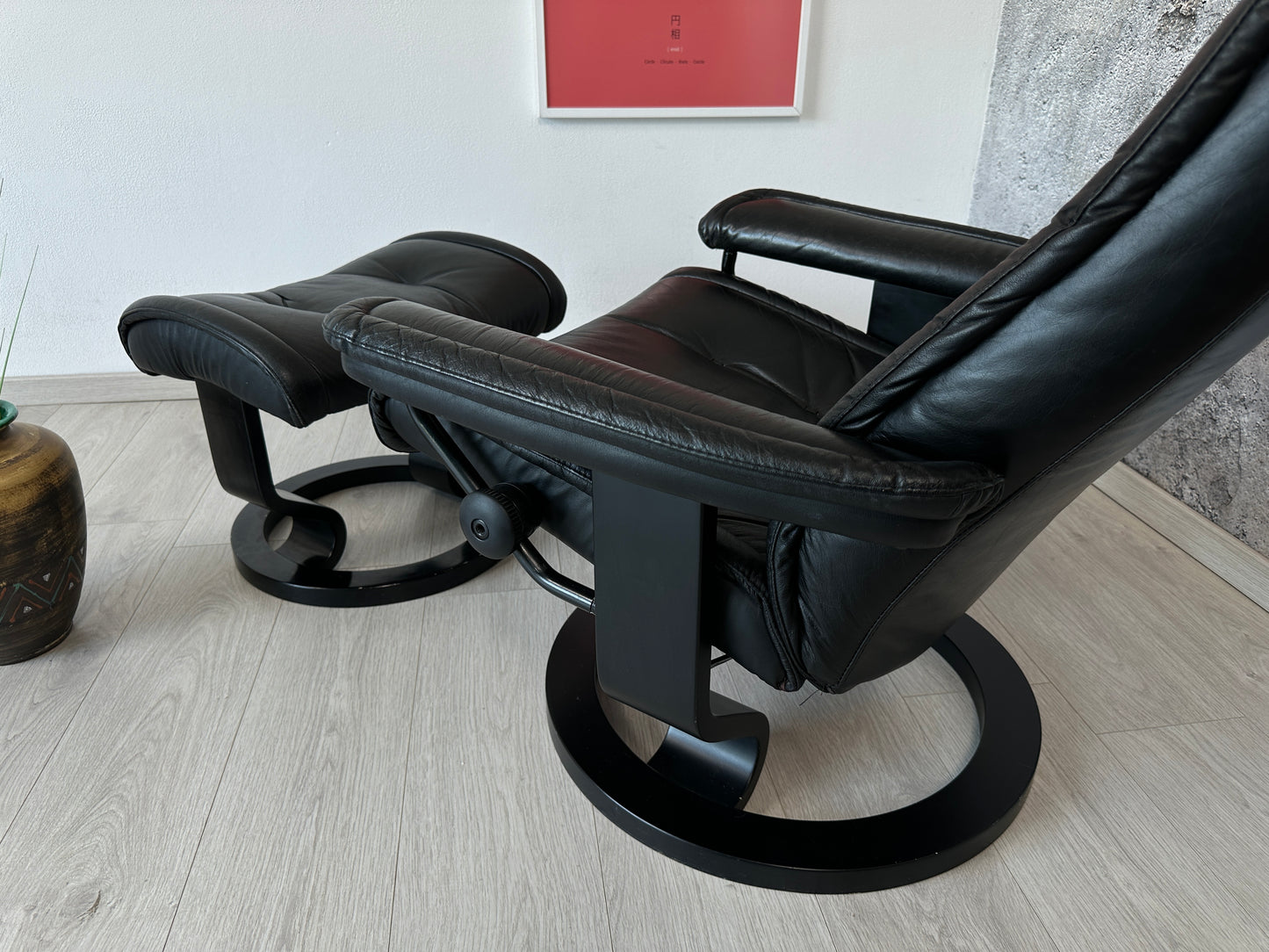 Ekornes Stressless Relaxsessel „Prince“ + Hocker Leder