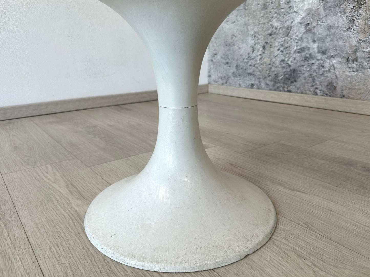 Space Age Hocker / Sitzhocker mit Tulpenfuß DDR, 70er