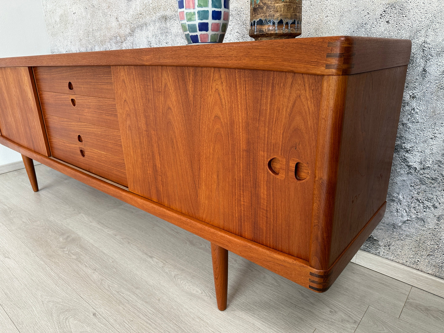 Dänisches Teak Sideboard H.W. Klein für Bramin, 1960er