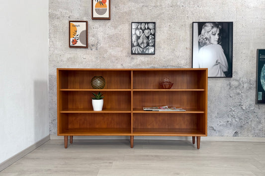 Teak Sideboard / offene Kommode WK-Möbel 165cm, 1960er
