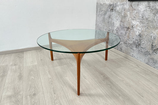 Danish Teak Couchtisch by Sven Ellekær für Linneberg, 60er