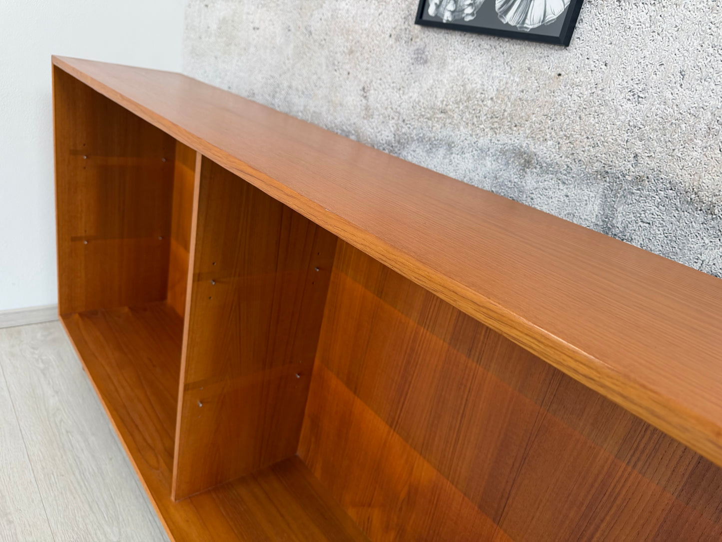 Teak Sideboard / offene Kommode WK-Möbel 165cm, 1960er