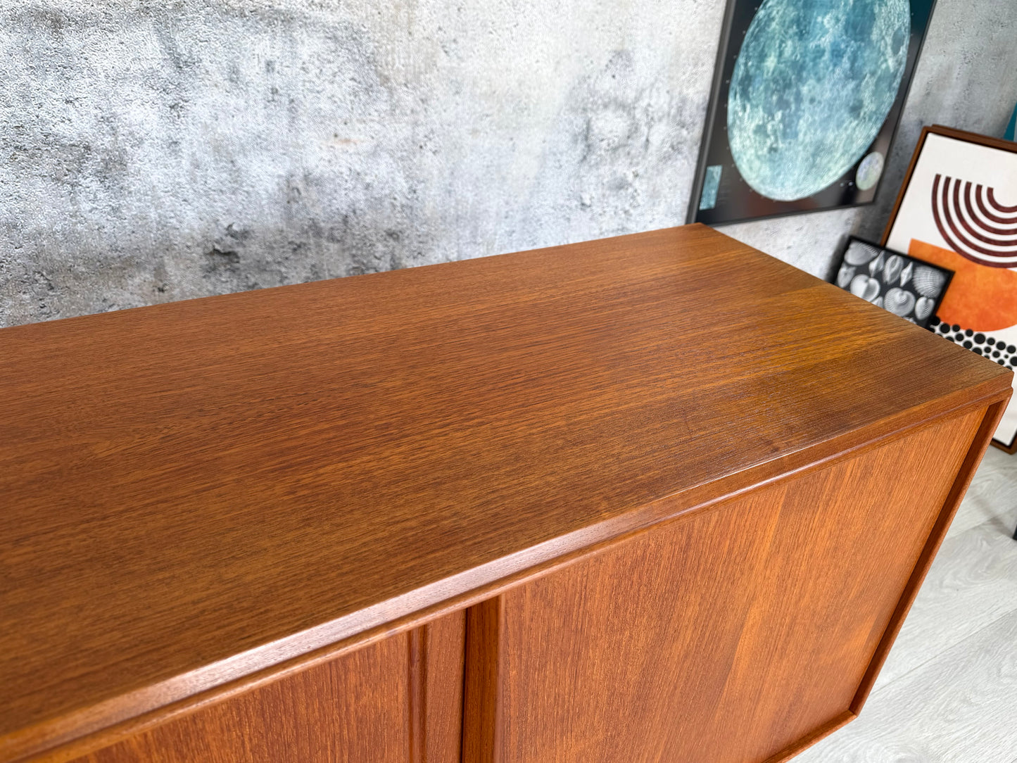 Danish Teak Sideboard by E.W. Bach für Sejling Skabe, 1960er