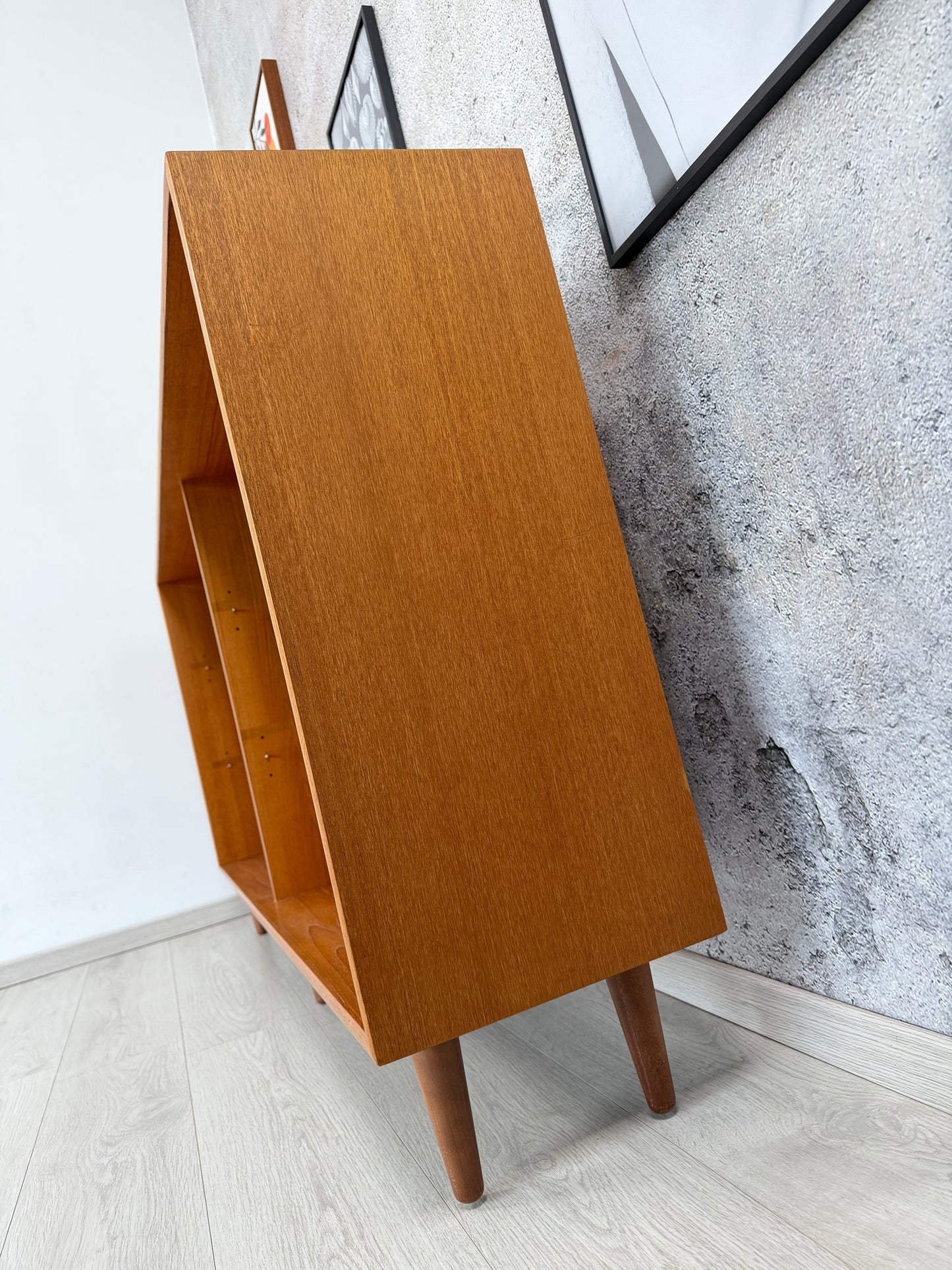 Teak Sideboard / offene Kommode WK-Möbel 165cm, 1960er
