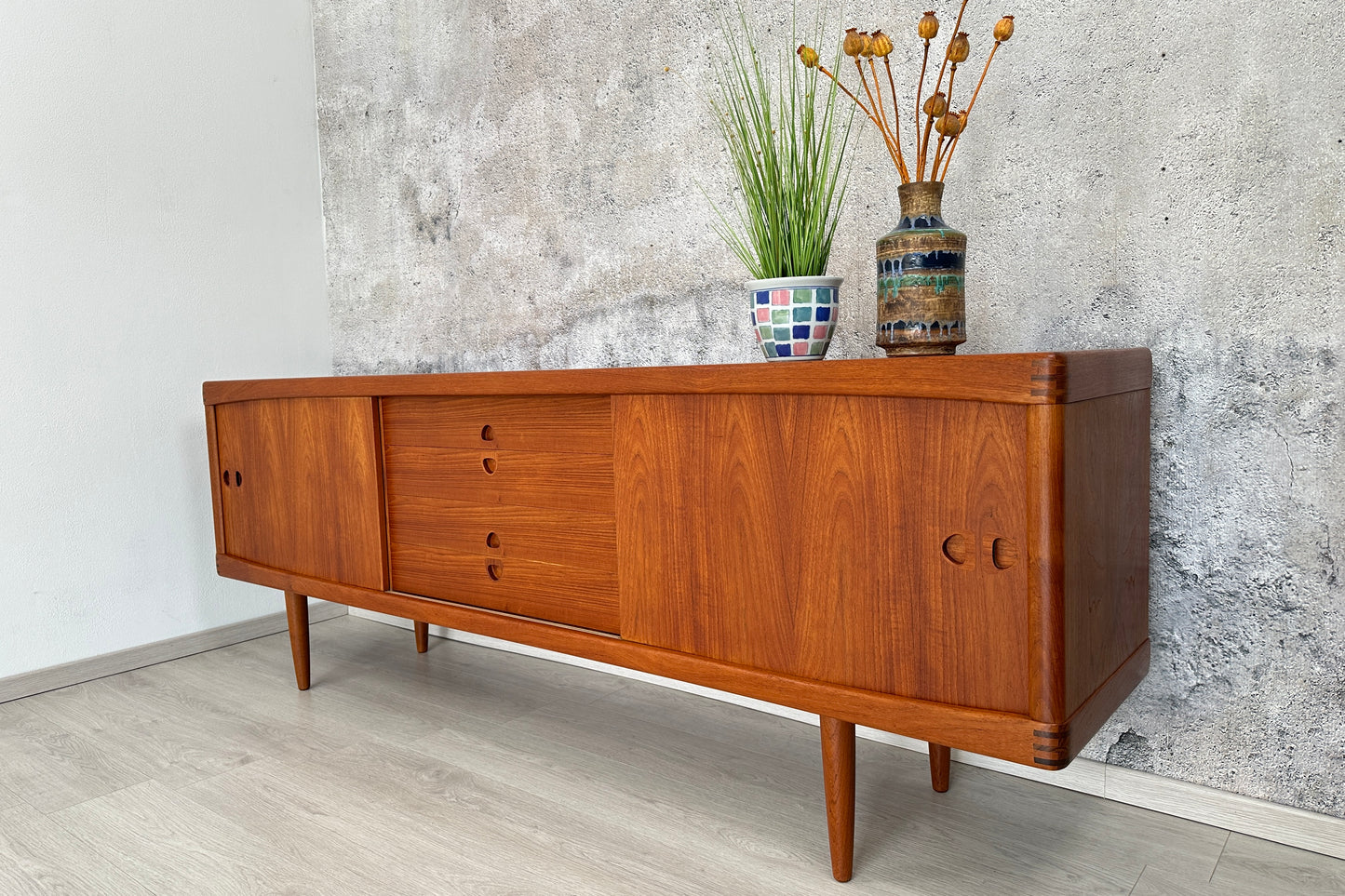 Dänisches Teak Sideboard H.W. Klein für Bramin, 1960er