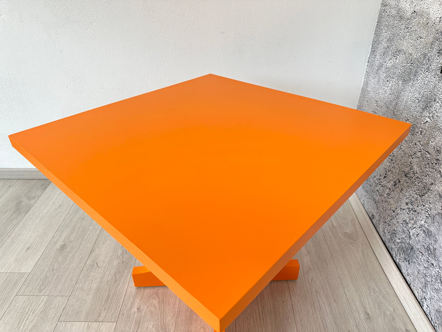 Oranger Couchtisch / Beistelltisch, 1960er 1970er