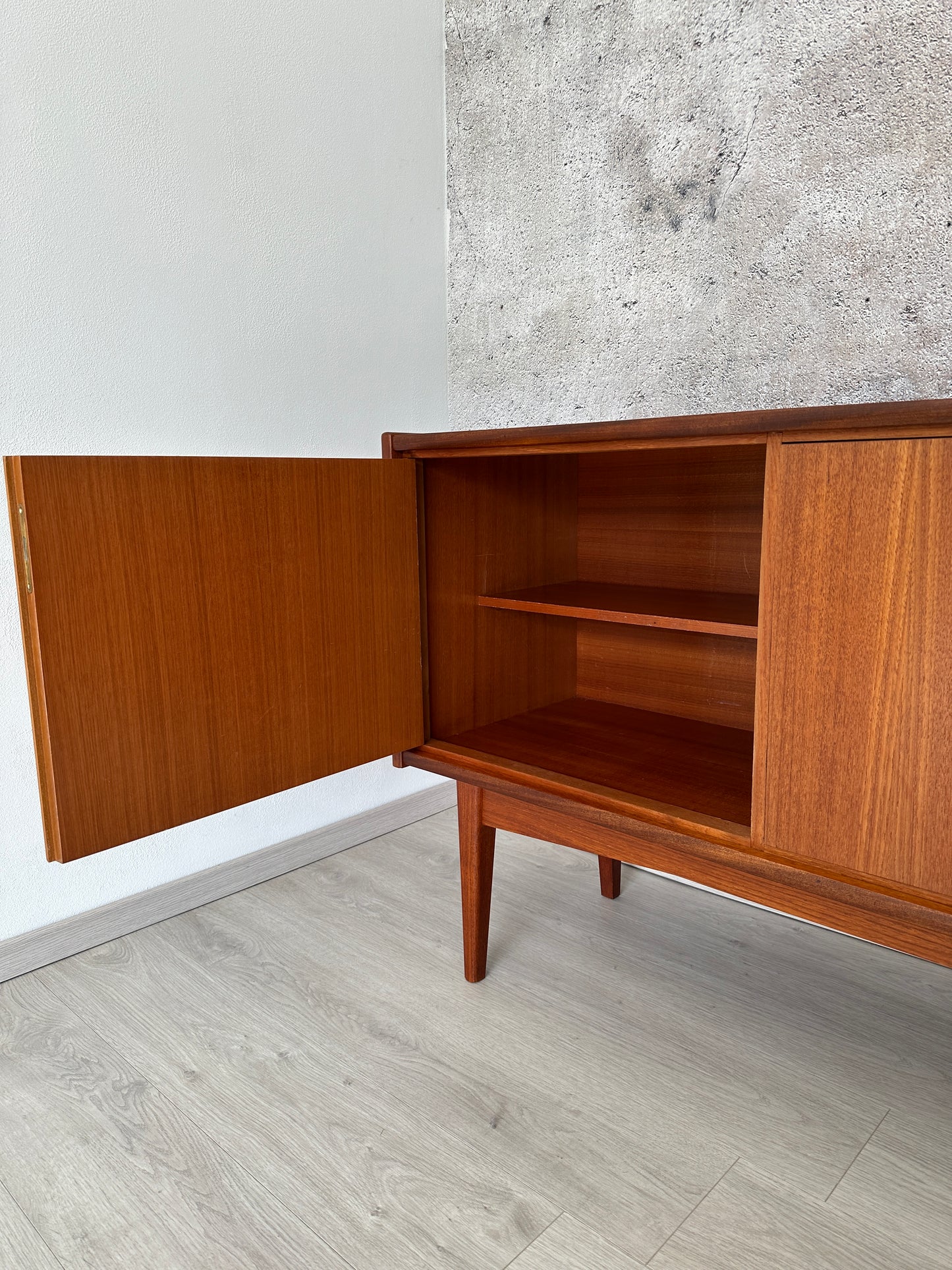 MidCentury Bartels Teak Sideboard 210cm, 60er Jahre