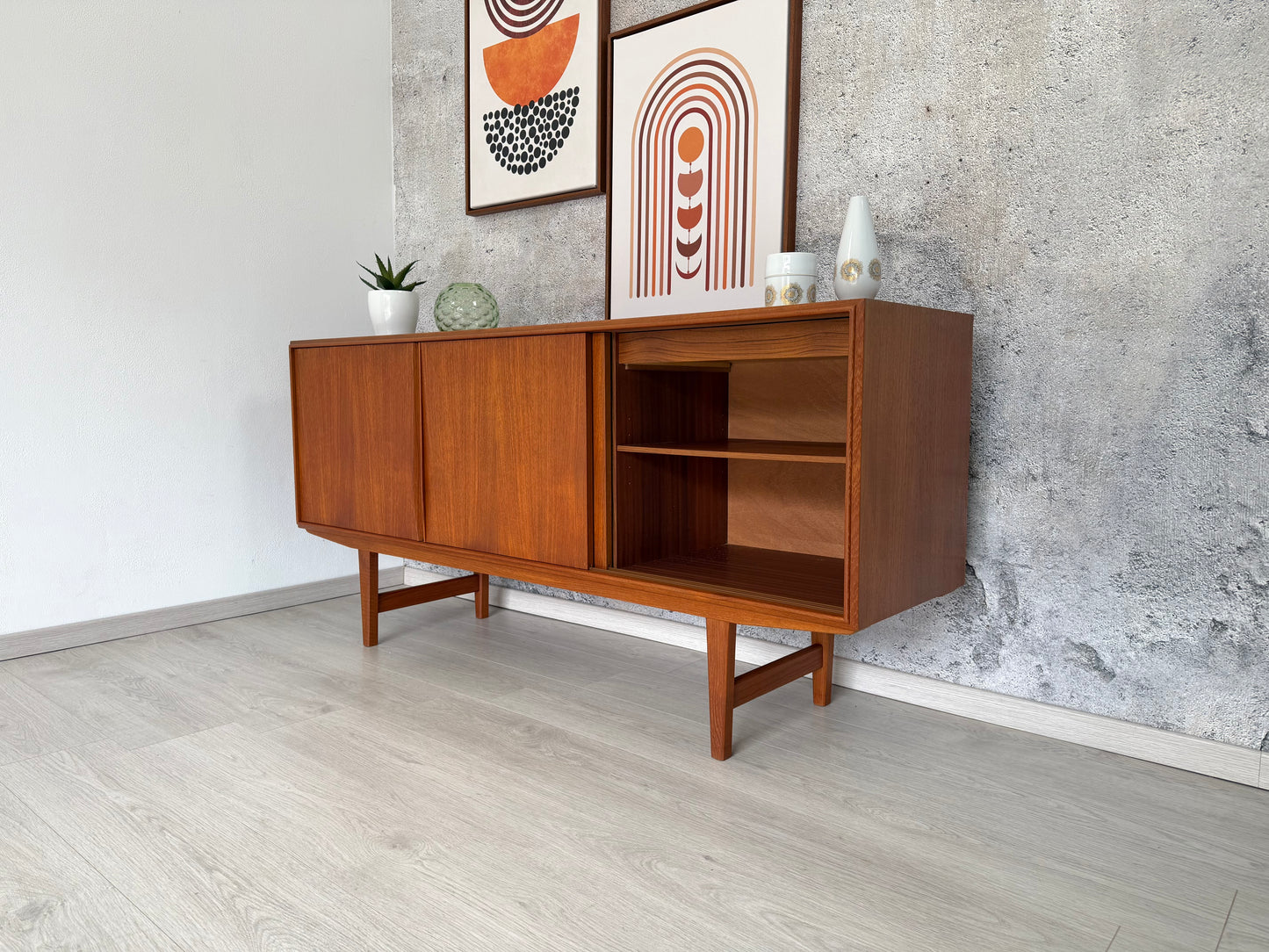 Danish Teak Sideboard by E.W. Bach für Sejling Skabe, 1960er