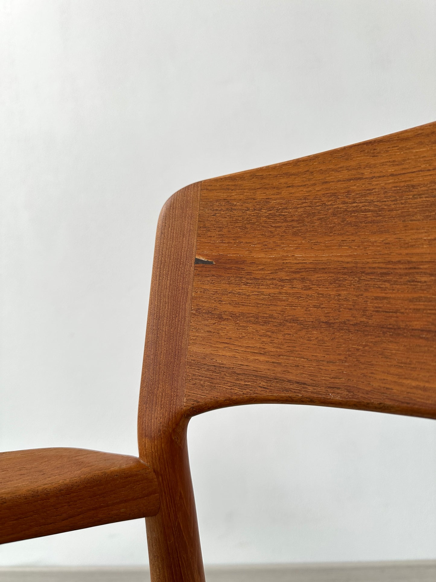 Danish Teak-Armlehnenstuhl / Schreibtischstuhl Kjaernulf für KS Møbler, 60er