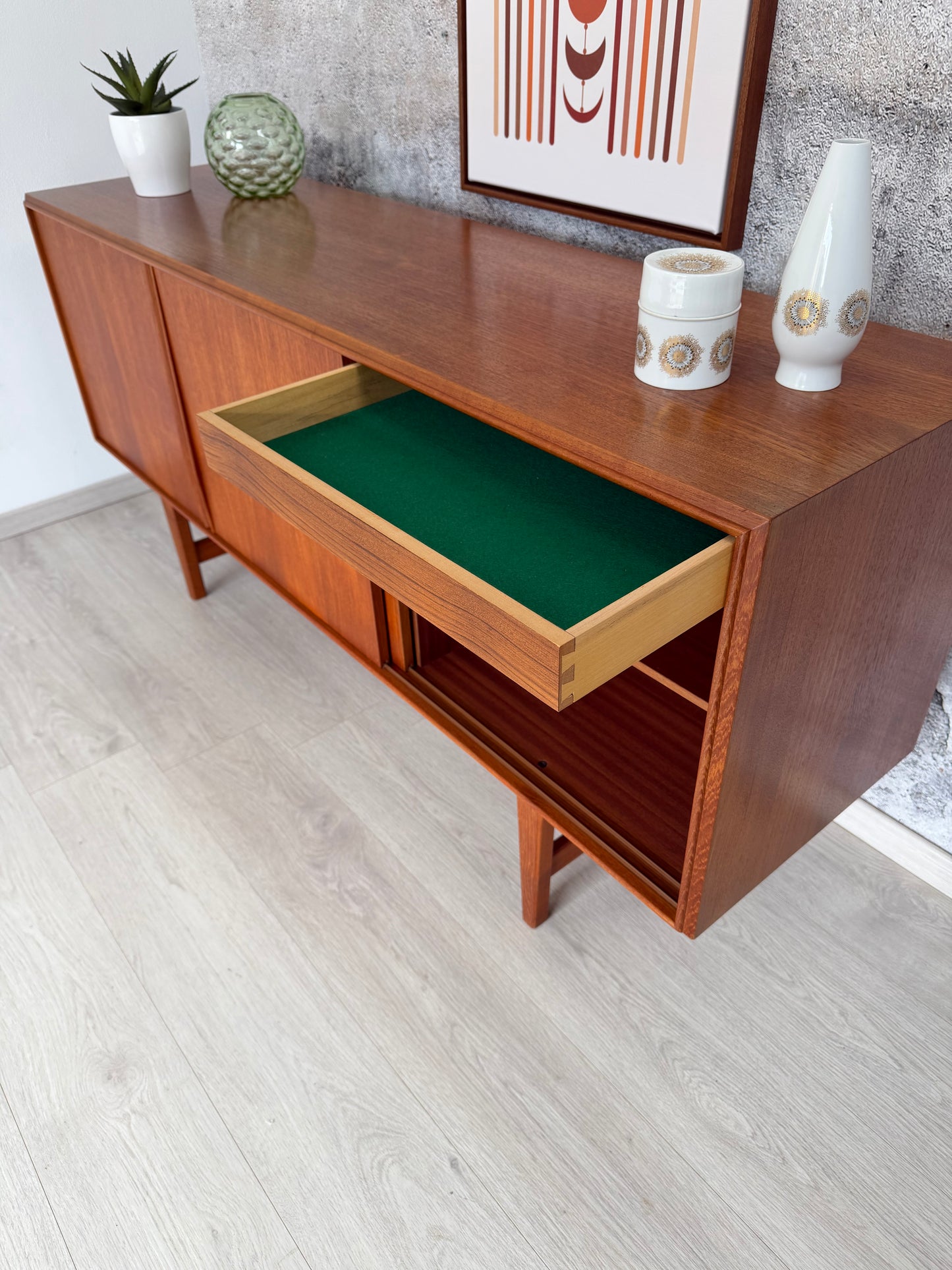 Danish Teak Sideboard by E.W. Bach für Sejling Skabe, 1960er