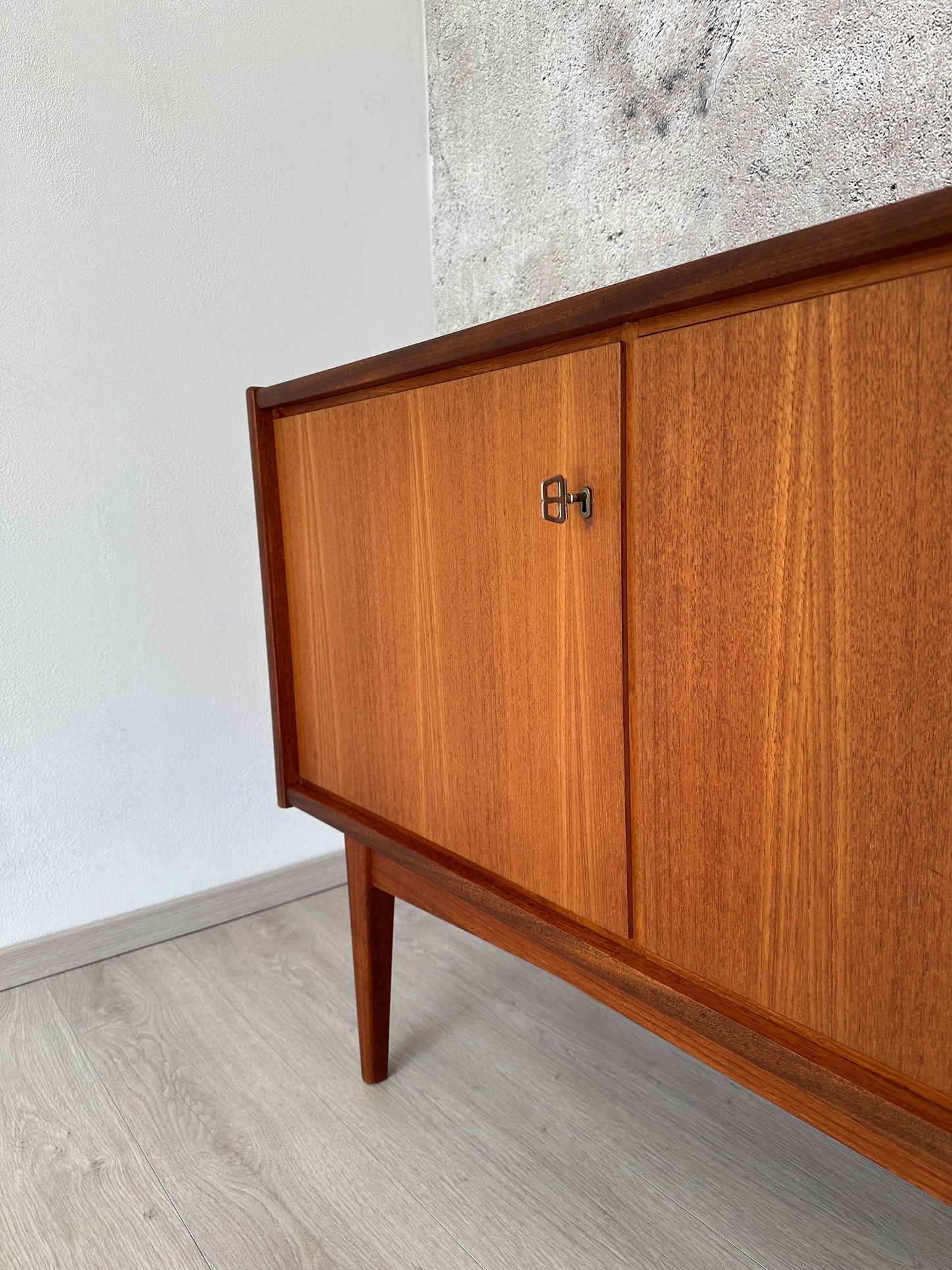 MidCentury Bartels Teak Sideboard 210cm, 60er Jahre