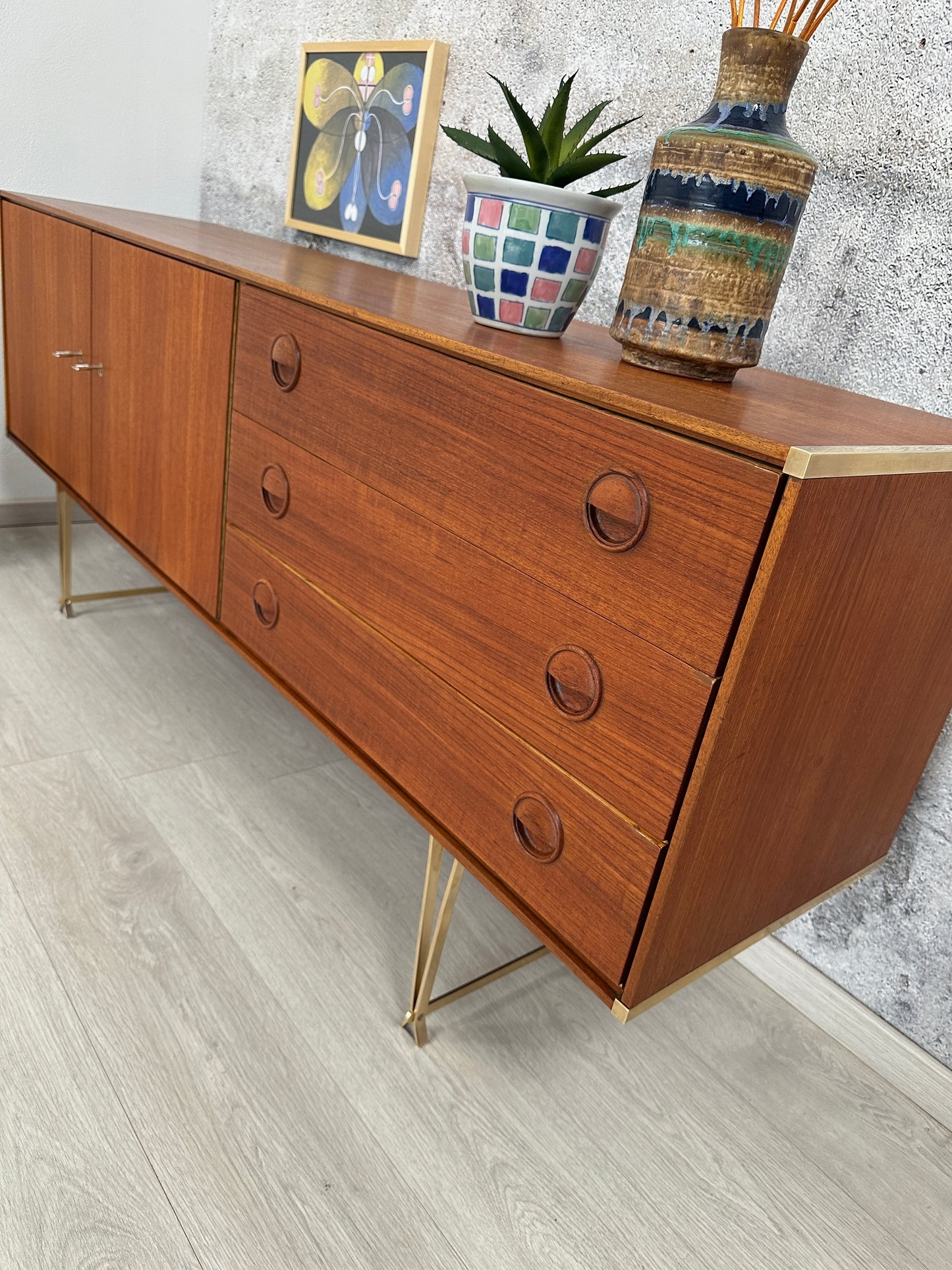 MidCentury Teak Sideboard by Fristho, 50er 60er