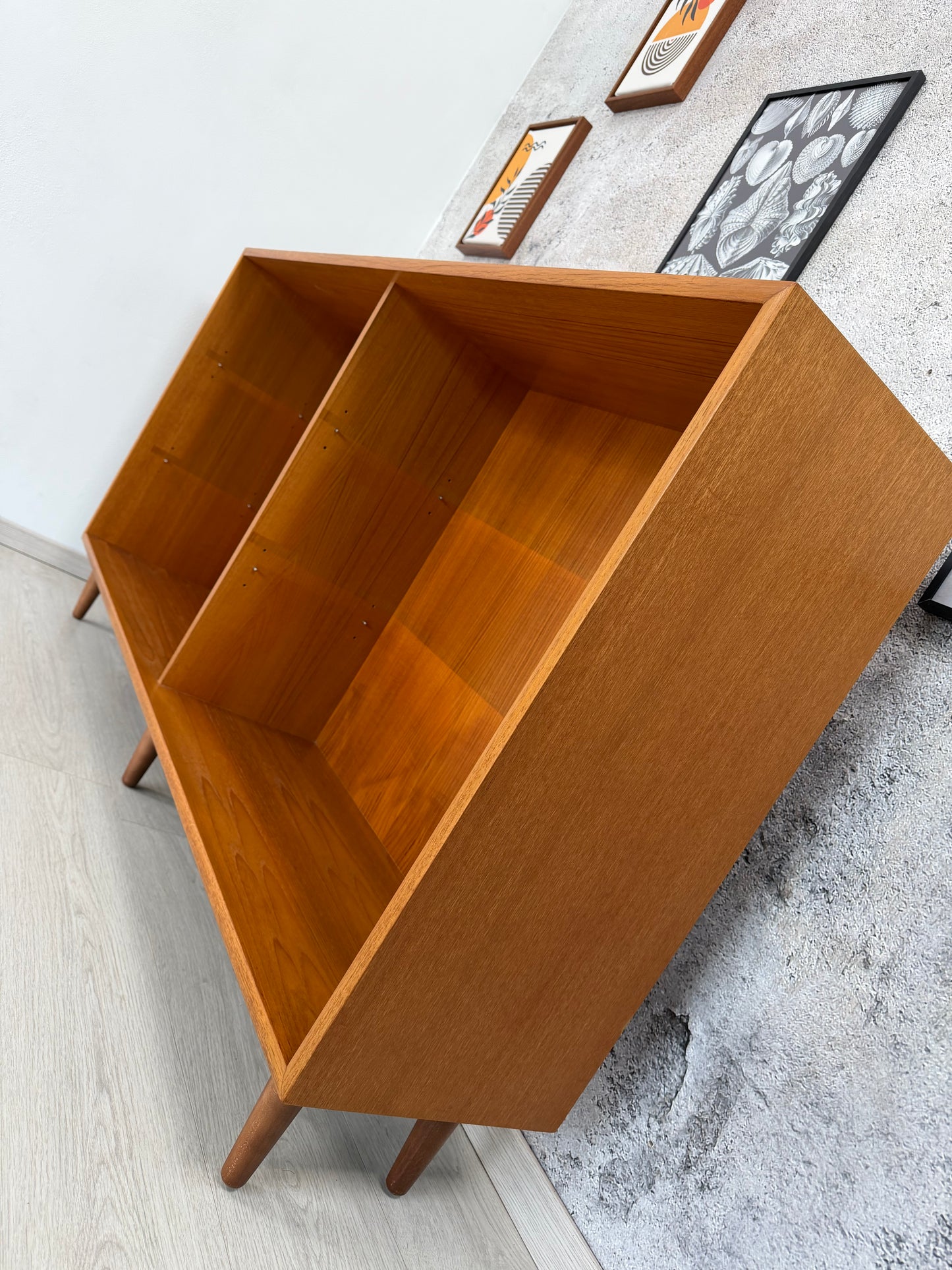 Teak Sideboard / offene Kommode WK-Möbel 165cm, 1960er