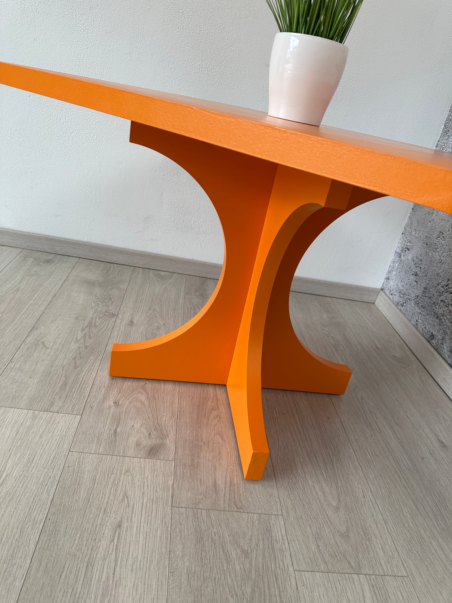 Oranger Couchtisch / Beistelltisch, 1960er 1970er