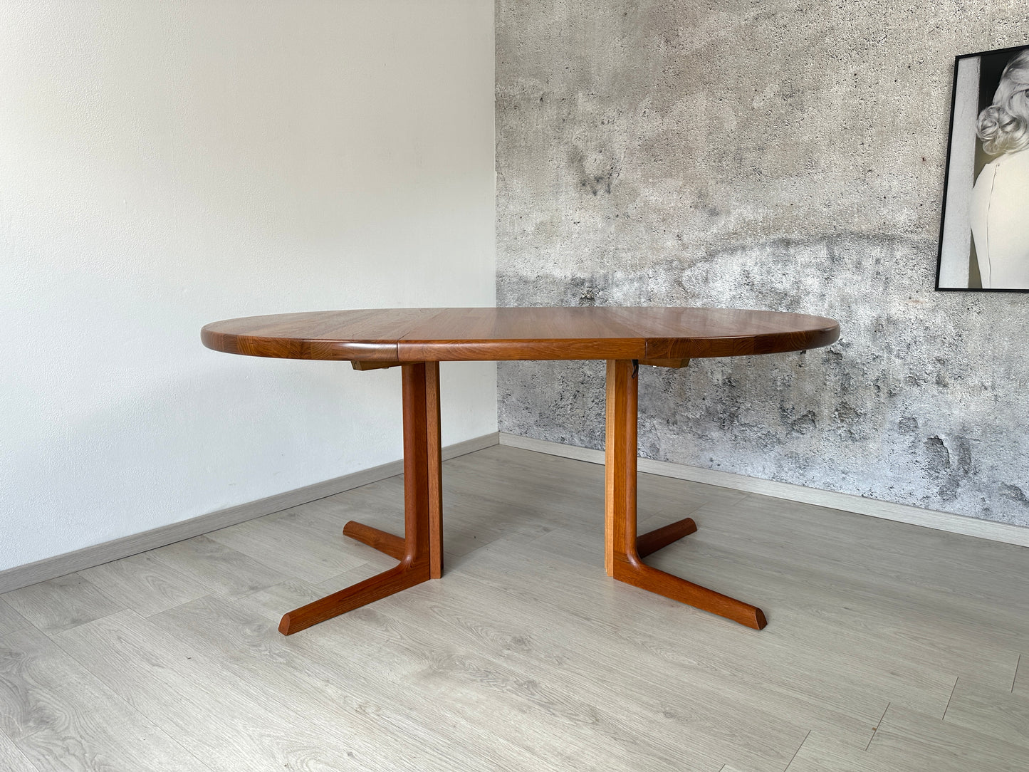Dänischer Teak-Esstisch Gudme – ausziehbar bis 214 cm Mid-Century