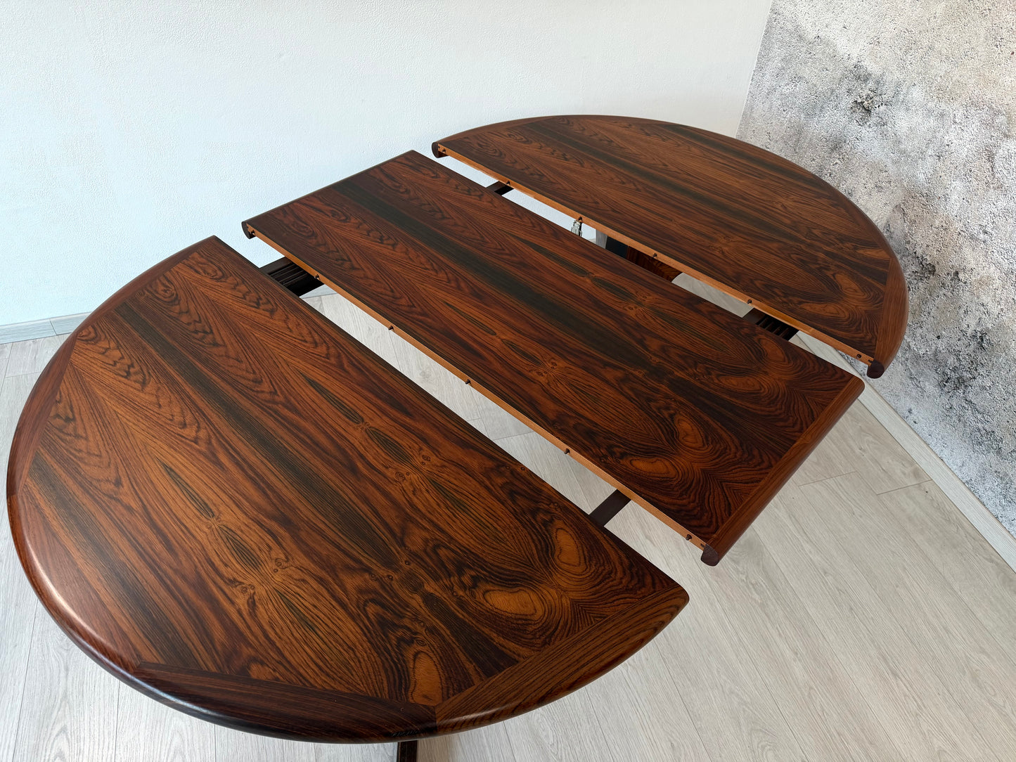Dänischer Rio Palisander-Esstisch – bis 314 cm - Mid-Century