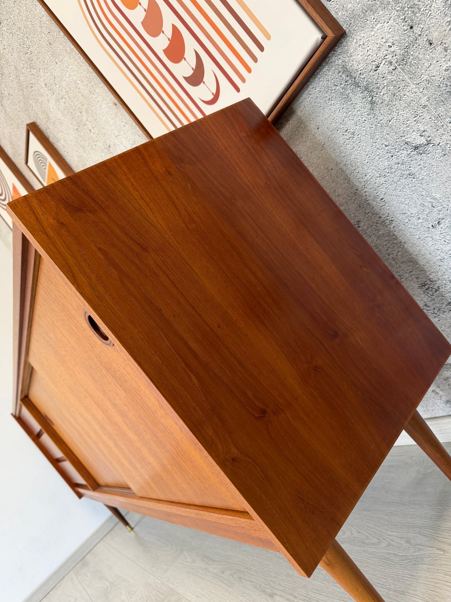 Mid Century Teak Sideboard 200cm, 1960er