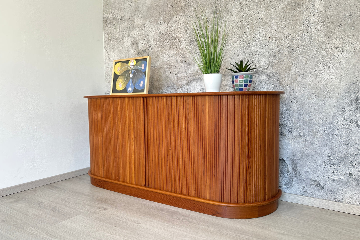 Danish Teak Kommode / Sideboard by Dyrlund 181cm, 1960er
