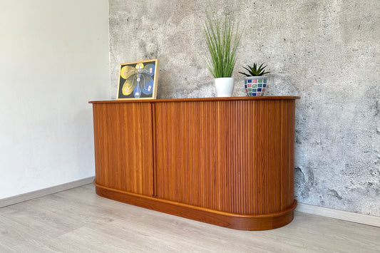 Danish Teak Kommode / Sideboard by Dyrlund 181cm, 1960er