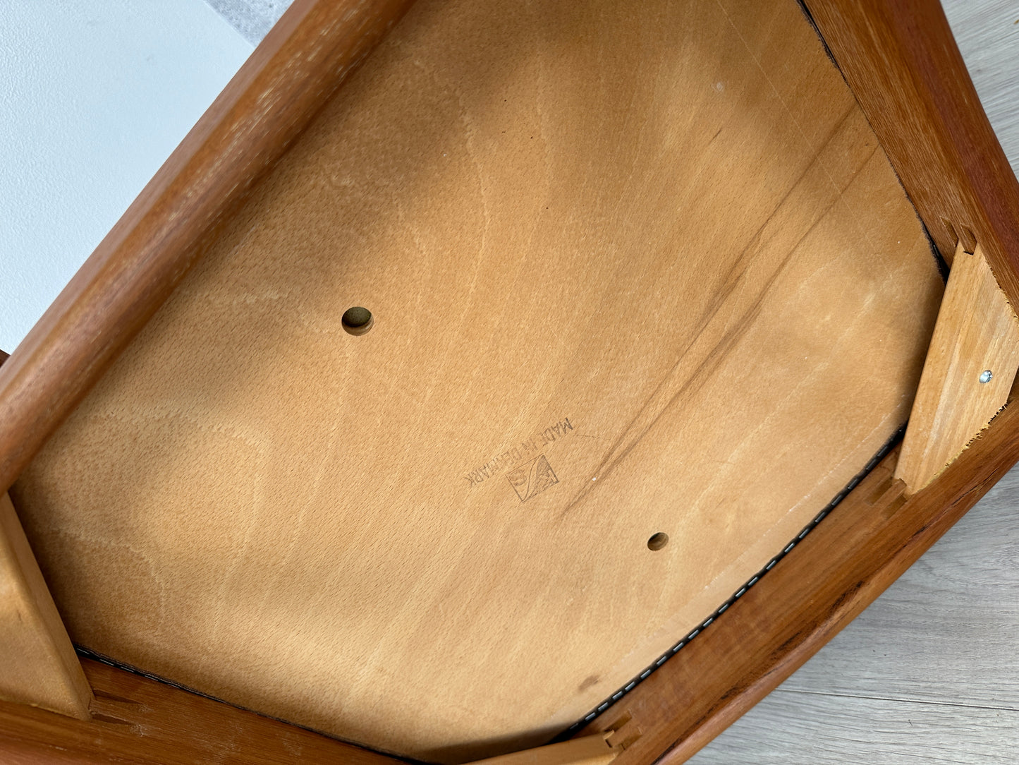 Danish Teak-Armlehnenstuhl / Schreibtischstuhl Kjaernulf für KS Møbler, 60er