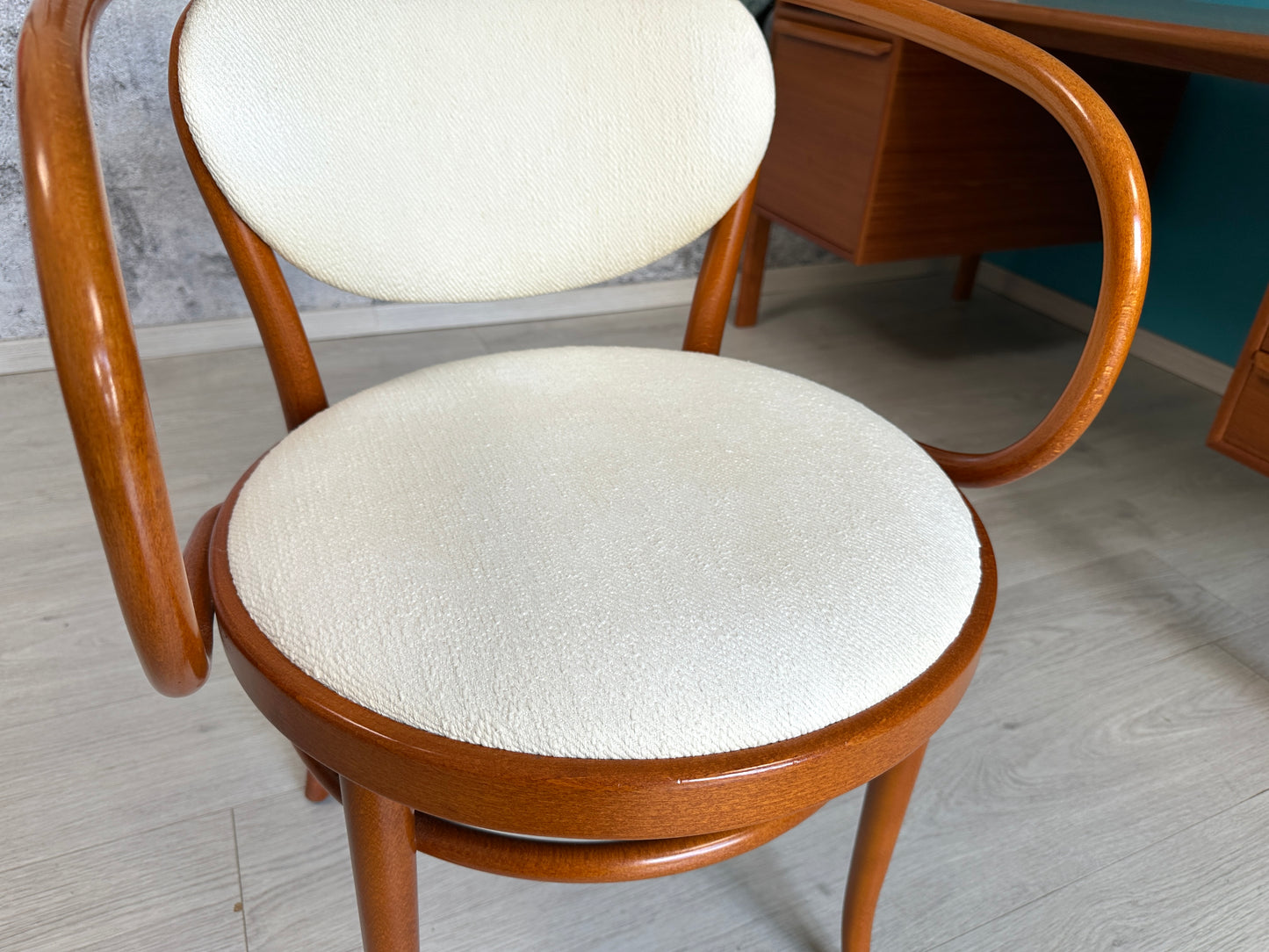 Thonet 210 P Stuhl / Sessel mit Armlehne, 80er