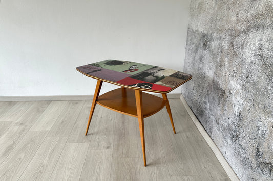 Couchtisch / Beistelltisch by Adolf Wrenger Goes Streetart, 1960er
